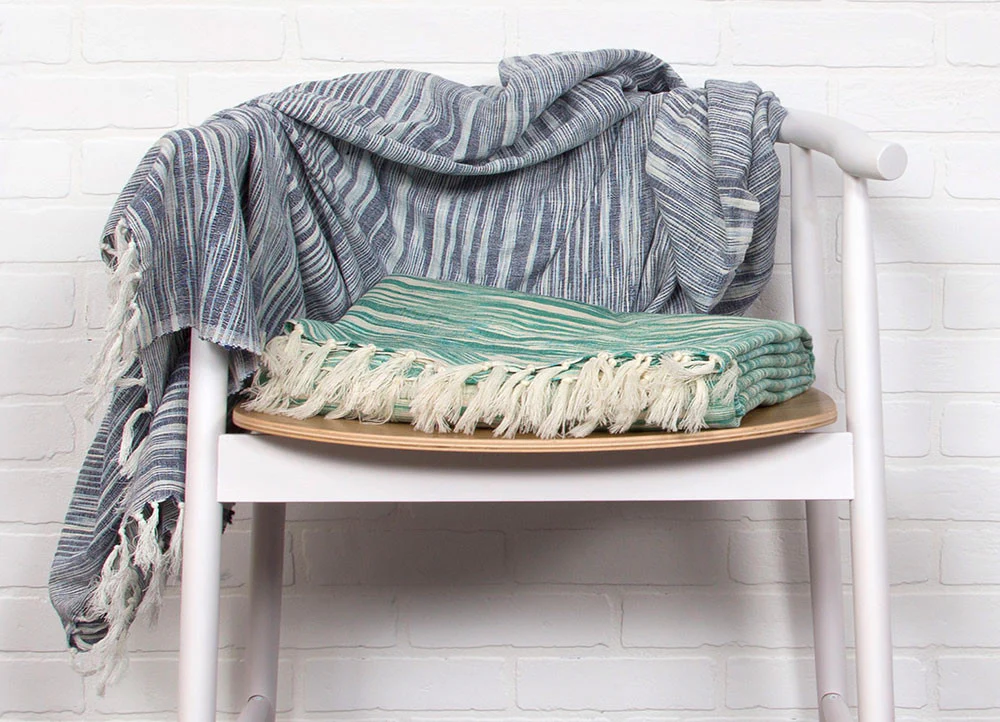 Essential Porcelain Green/Turtle Dove Throw - Image 4