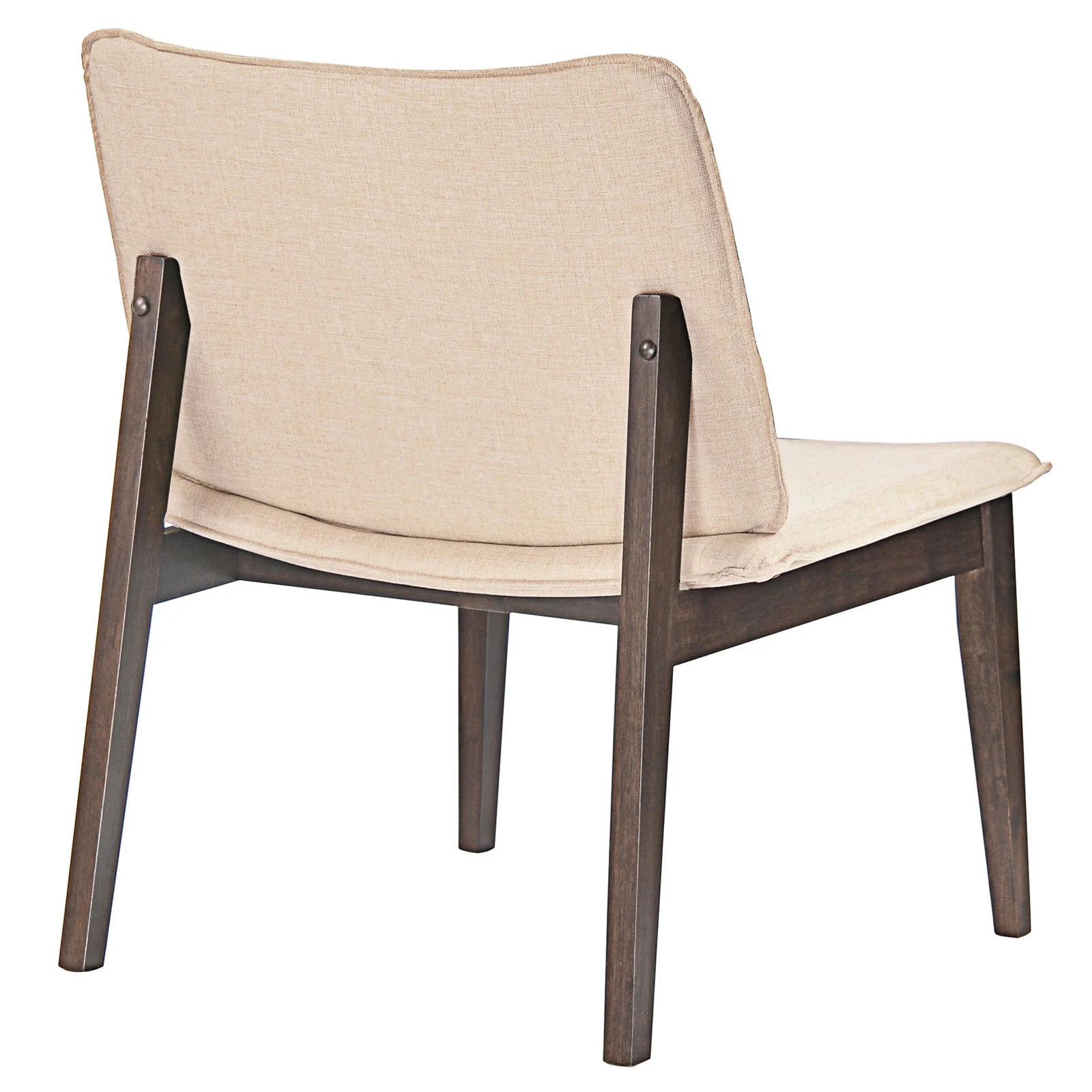 Estee Lounge Chair Walnut Beige - Image 3