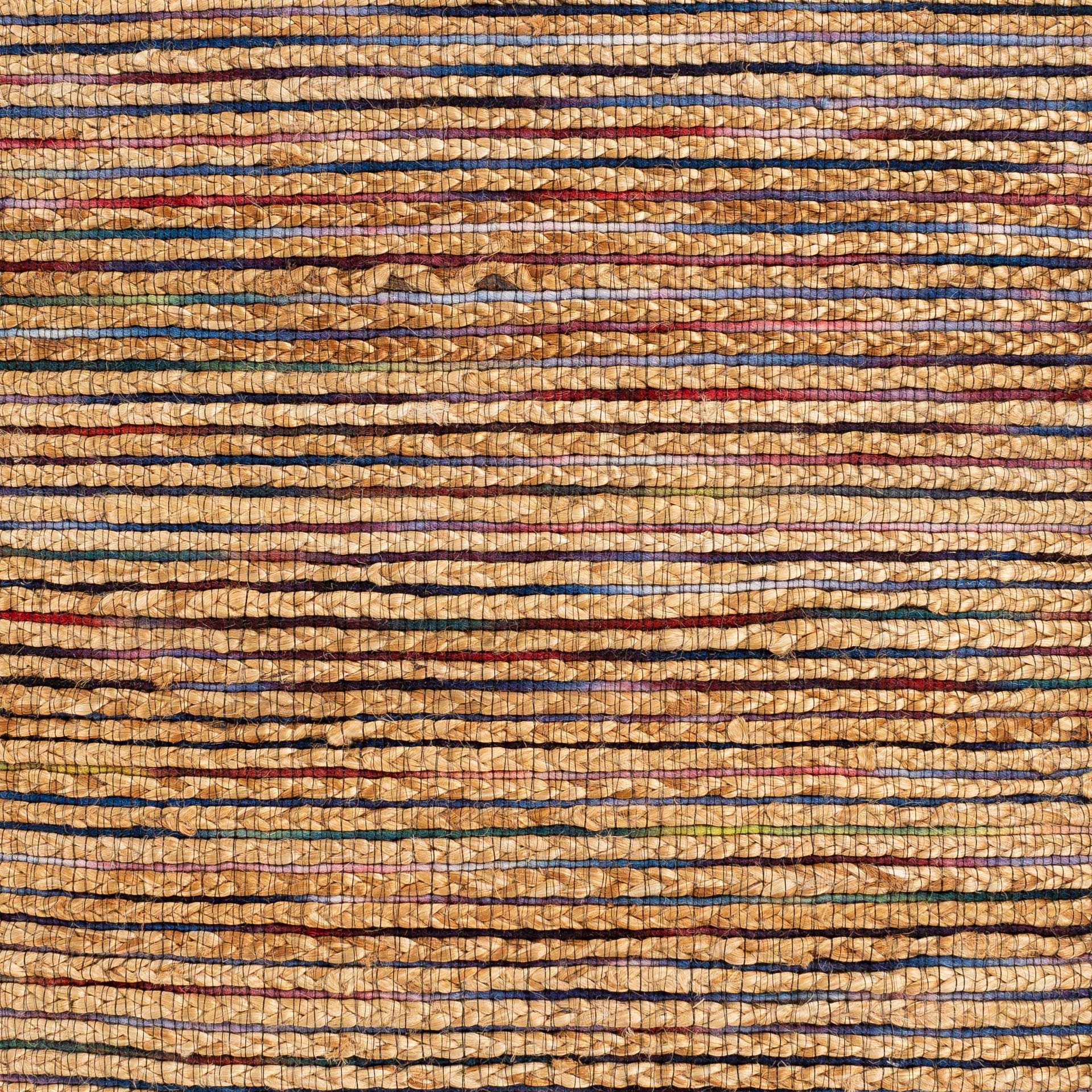 Estella Pouf Mustard/Wheat/Fuschia - Image 2