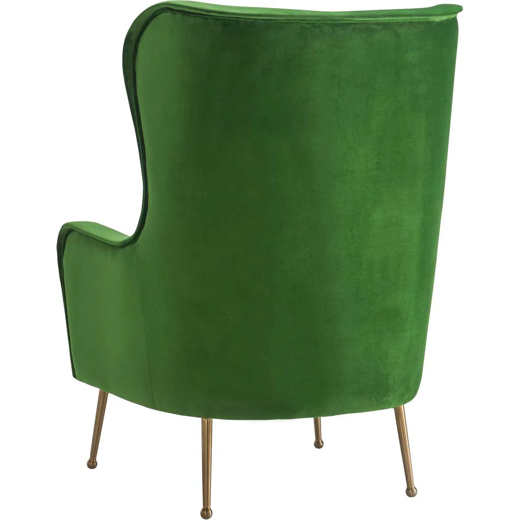 Esther Green Velvet Chair - Image 3