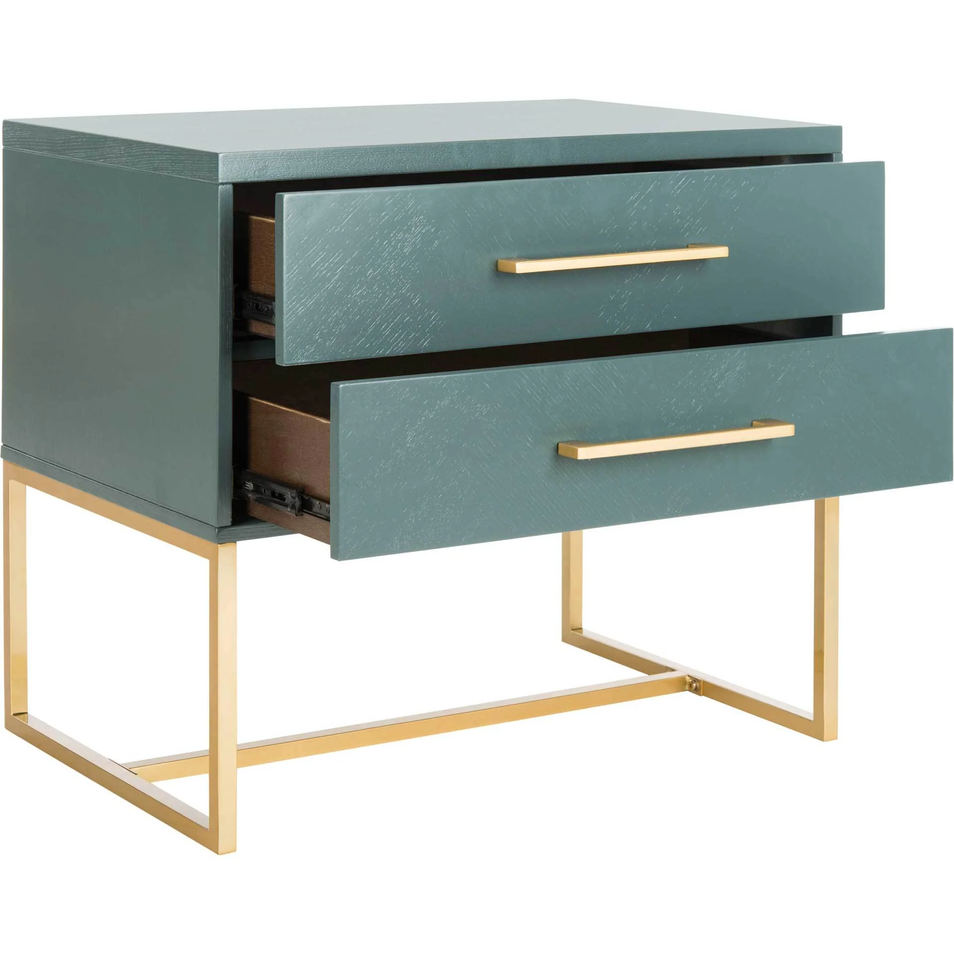 Esther Nightstand Steel Teal - Image 2