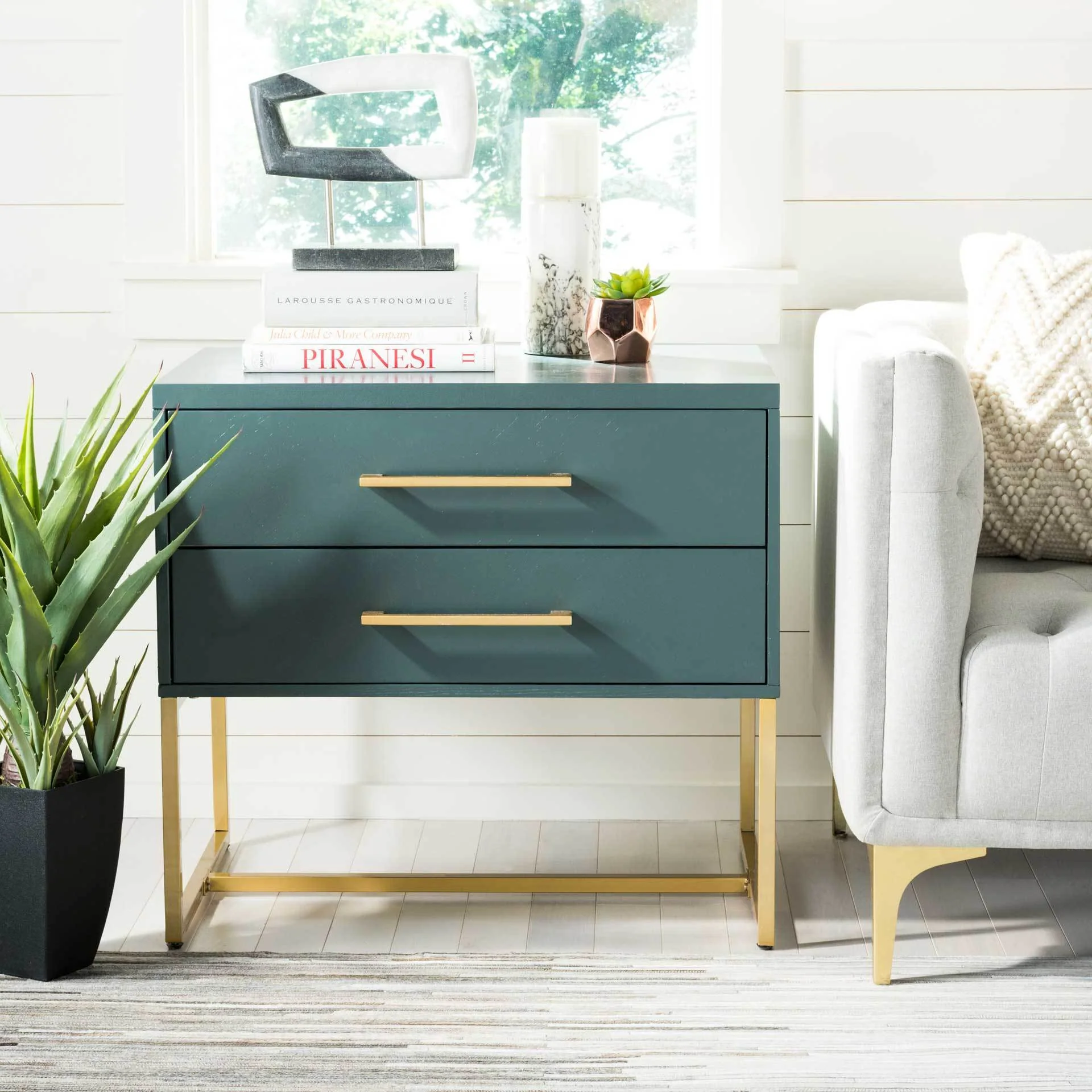 Esther Nightstand Steel Teal - Image 7