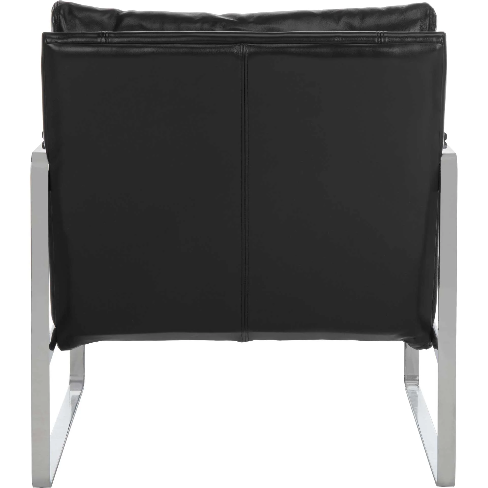 Estrella Metal Accent Chair Black/Silver - Image 4