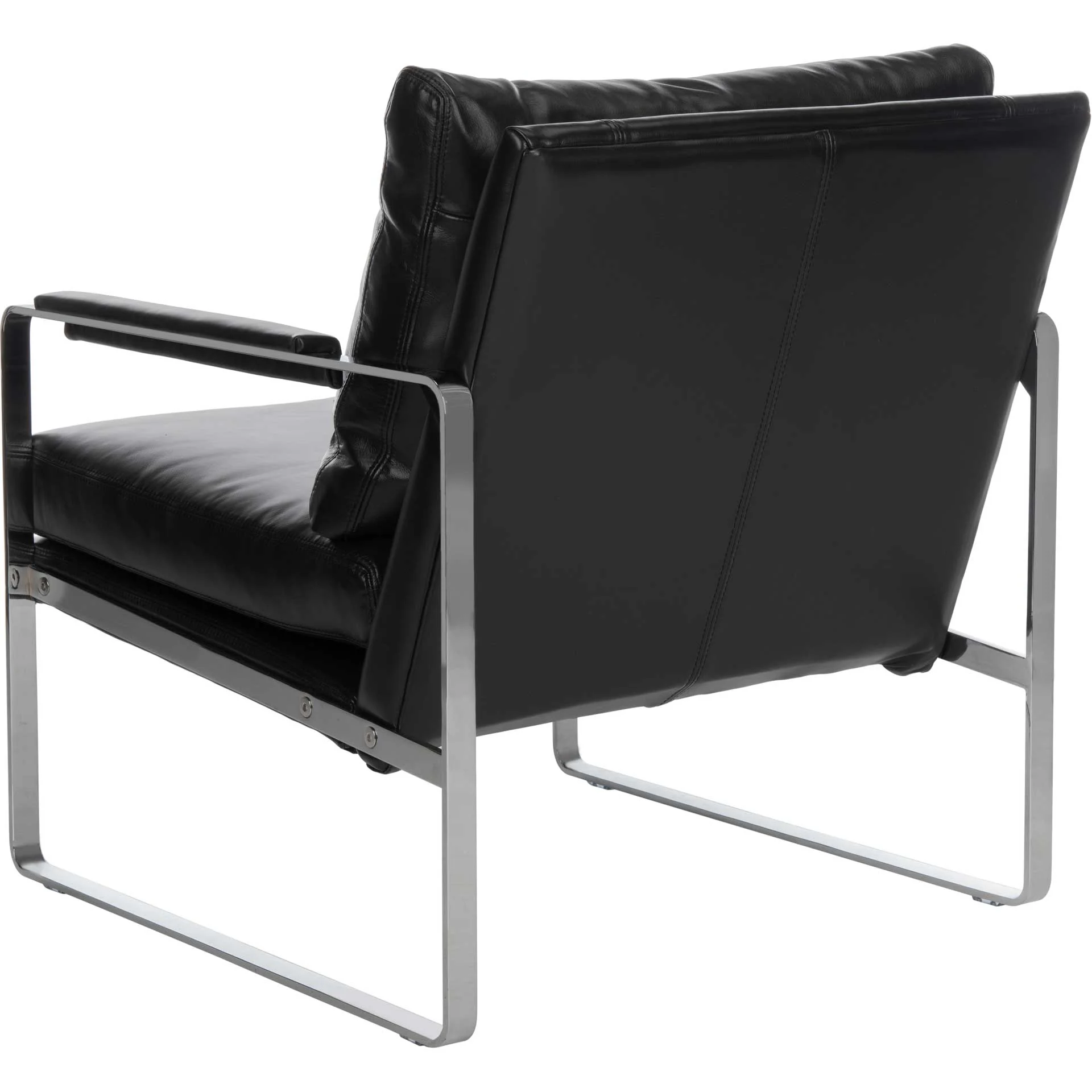 Estrella Metal Accent Chair Black/Silver - Image 5