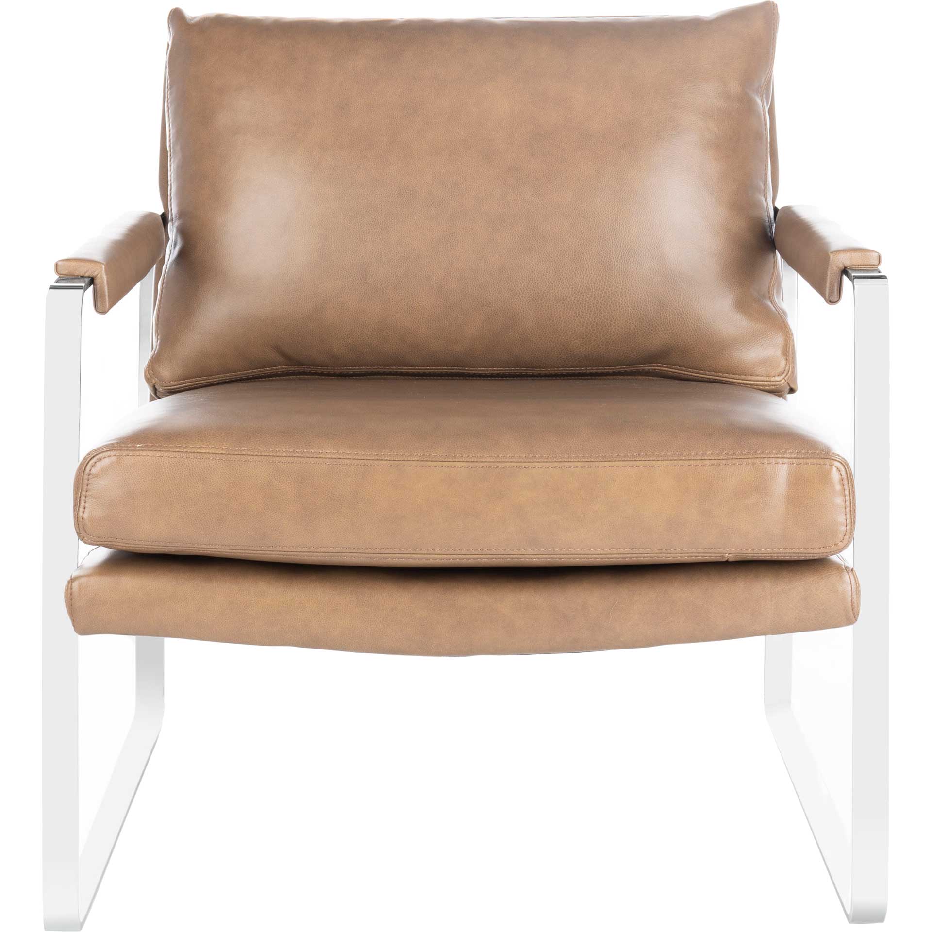 Estrella Metal Accent Chair Dark Brown/Silver - Image 2