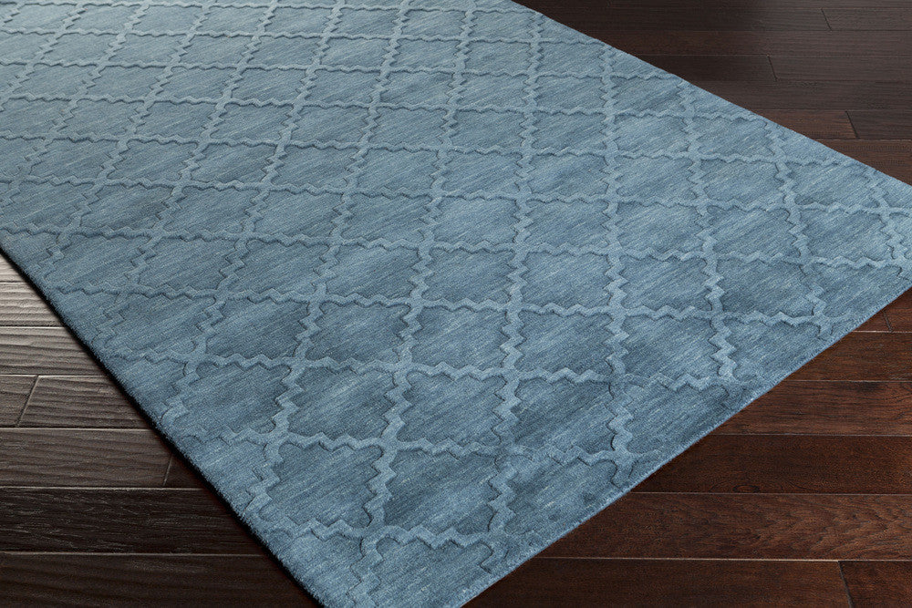 Etching Teal Area Rug - Image 2