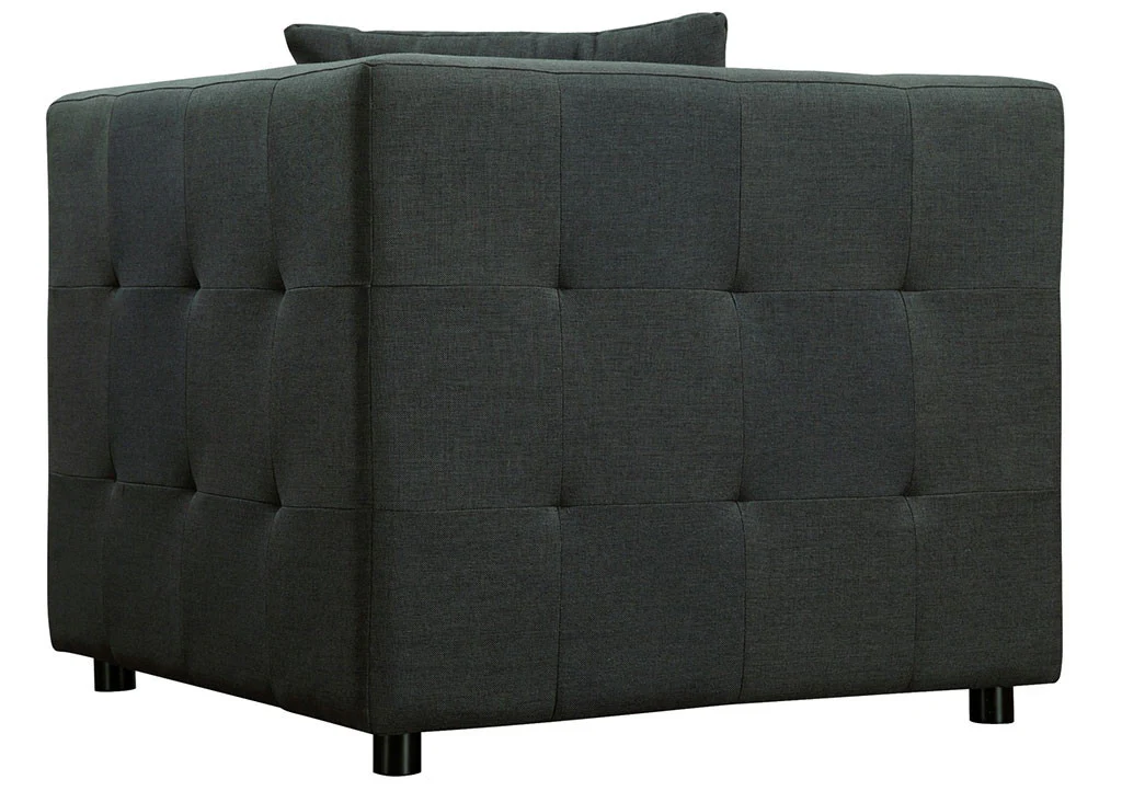Eton Gray Linen 5 Piece Modular Sectional - Image 6