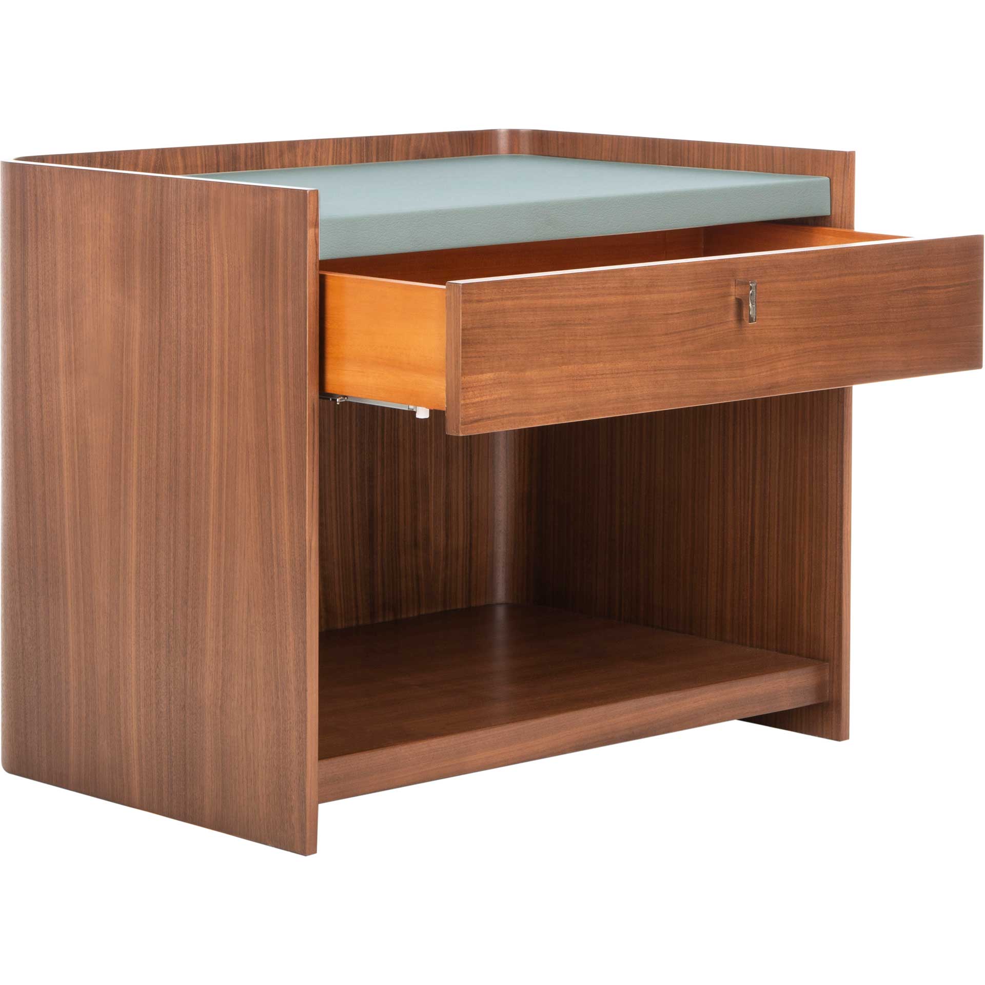 Eugene Nightstand Walnut/Pale Gray - Image 2
