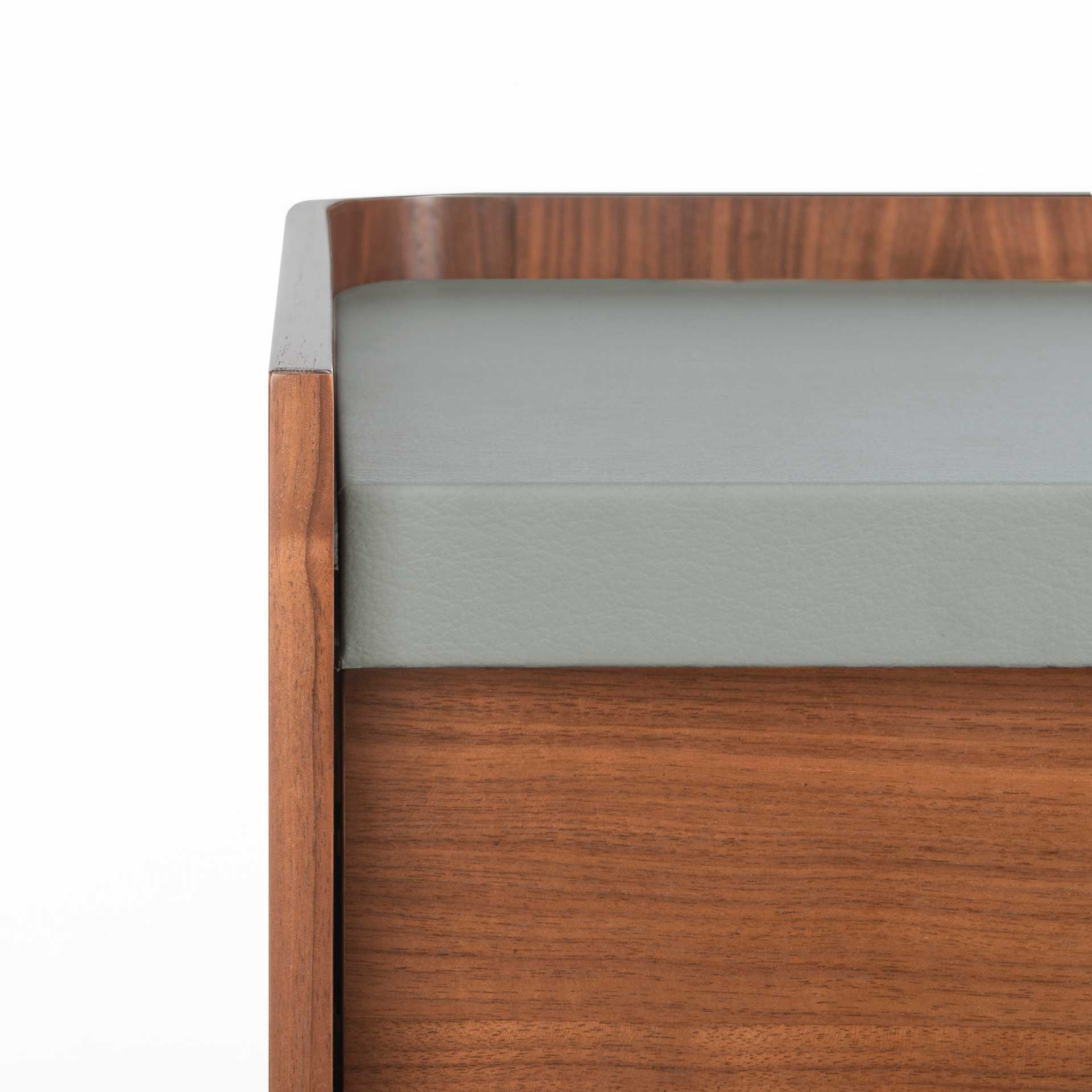 Eugene Nightstand Walnut/Pale Gray - Image 6