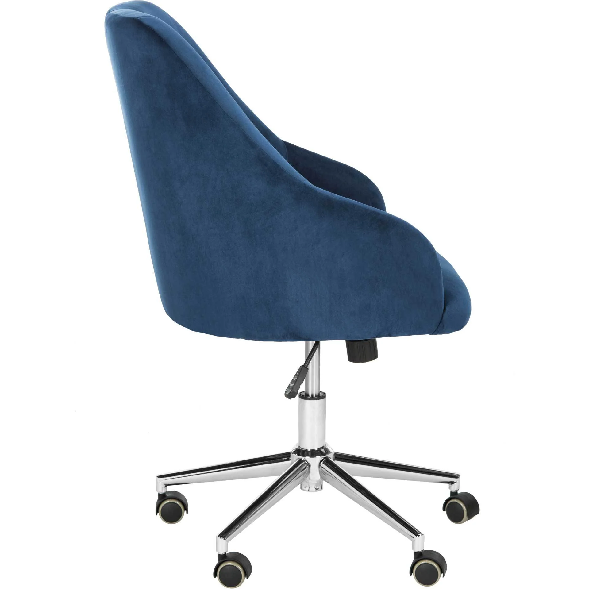 Evelyn Tufted Velvet Swivel Office Chair - Image 3