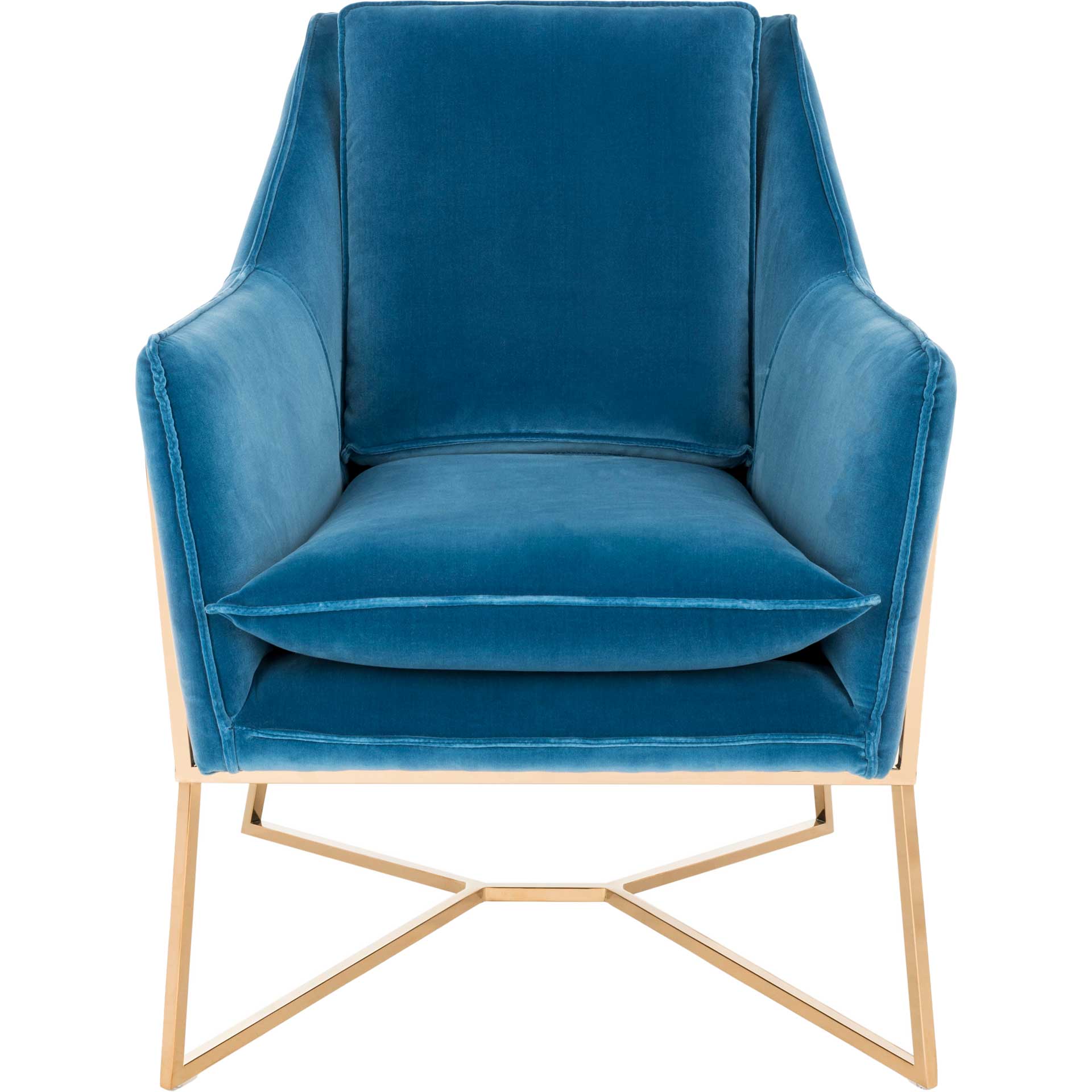 Evening Velvet Club Chair Giotto Royal Blue - Image 2