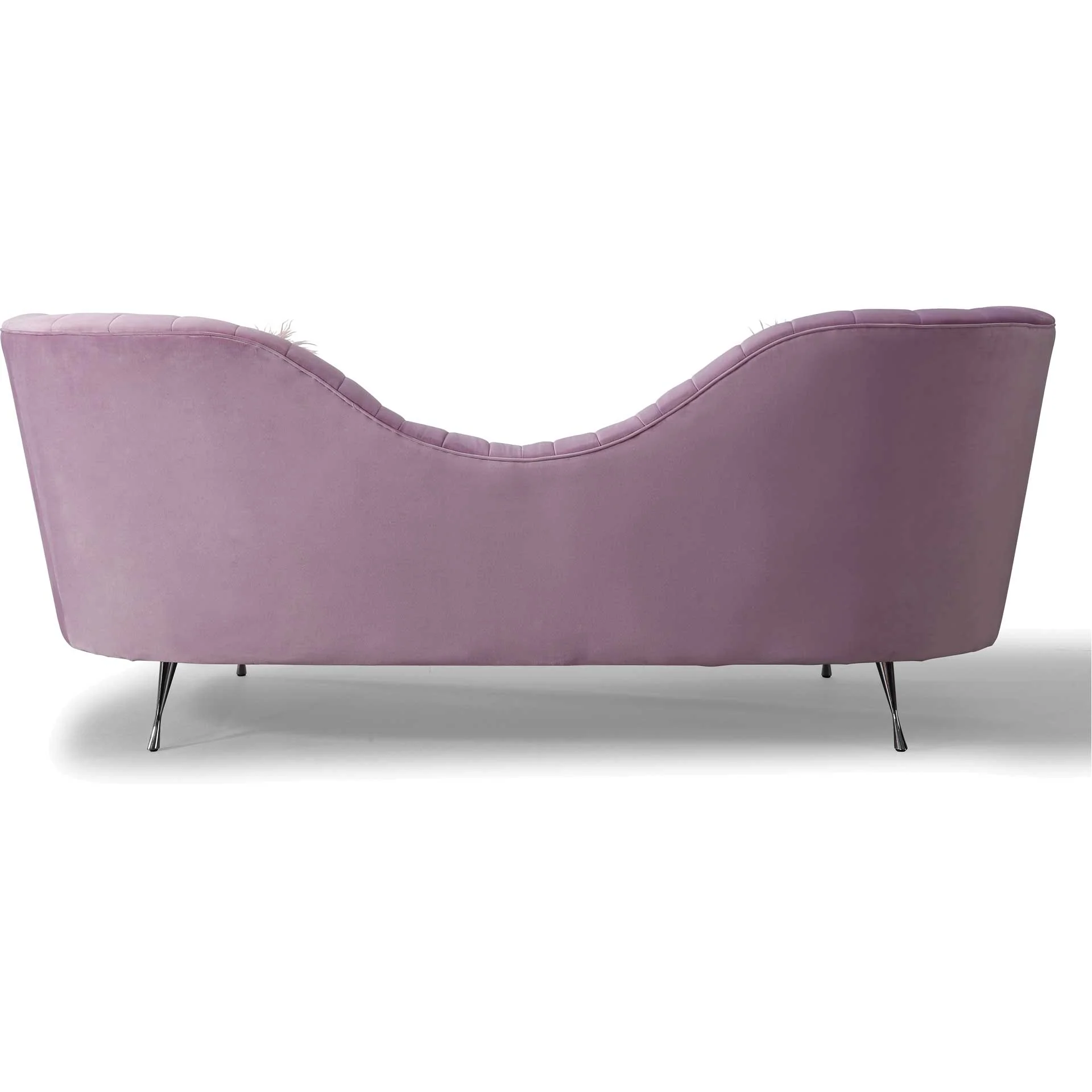 Evening Velvet Sofa Blush - Image 3