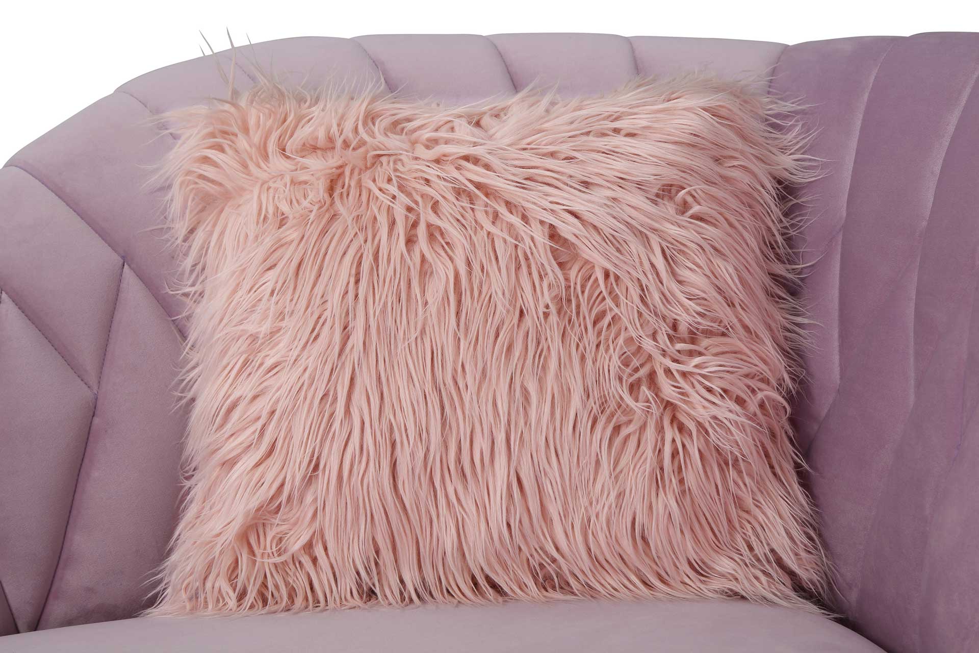 Evening Velvet Sofa Blush - Image 4