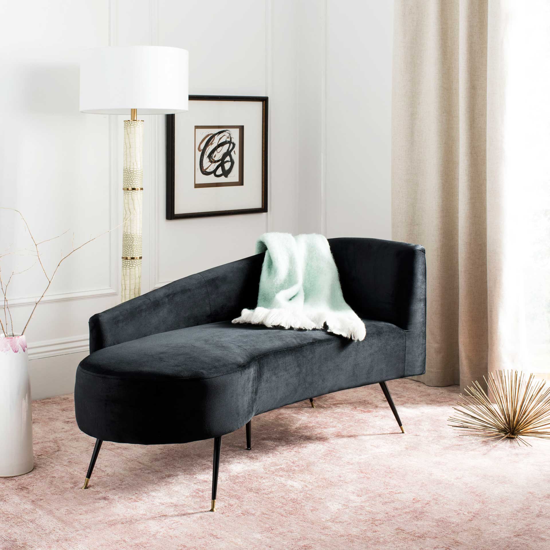 Eventide Parisian Settee Black - Image 6