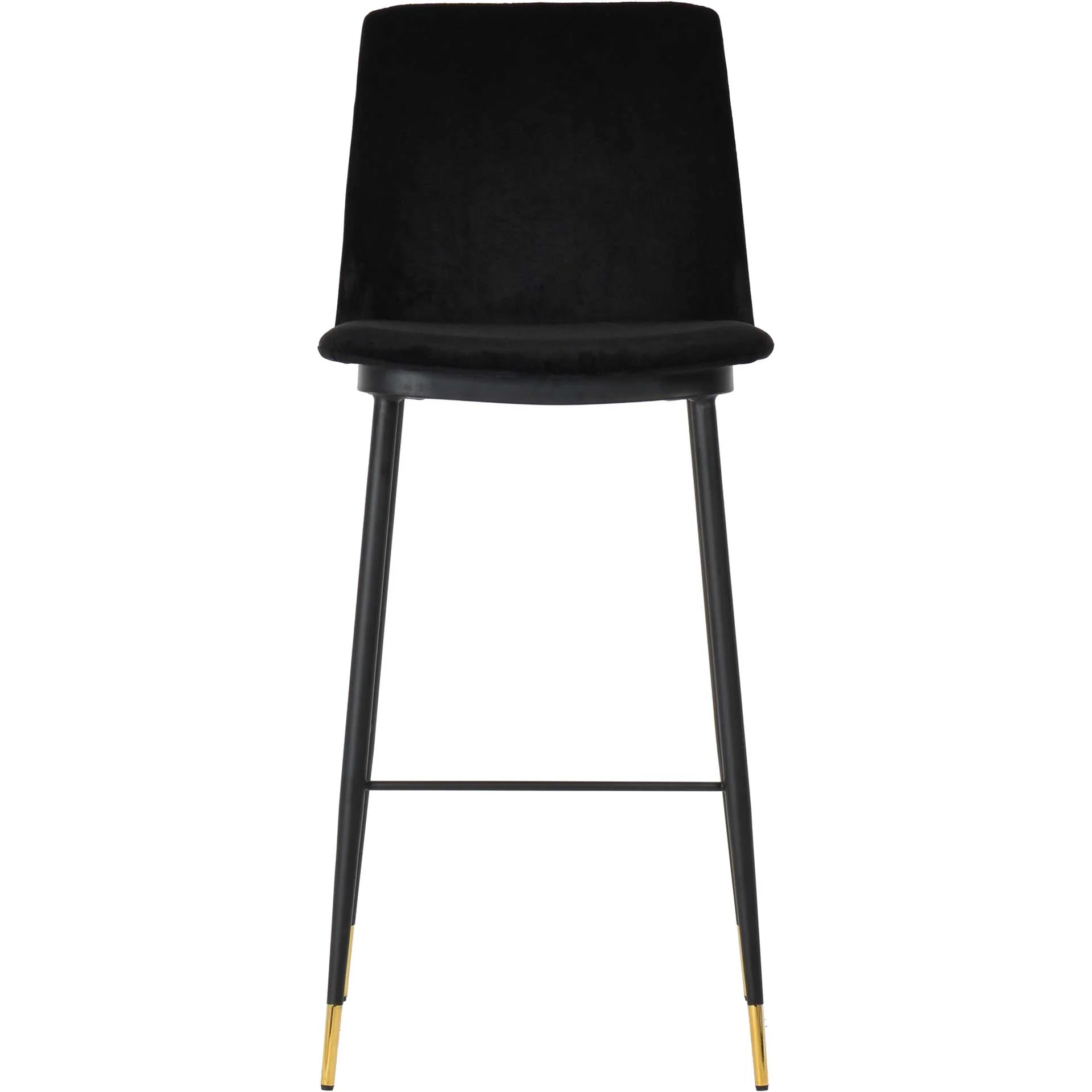 Eventide Velvet Counter Stool Black (Set of 2) - Image 2