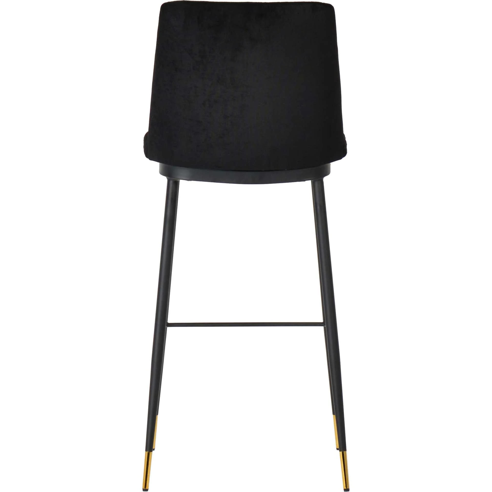 Eventide Velvet Counter Stool Black (Set of 2) - Image 6