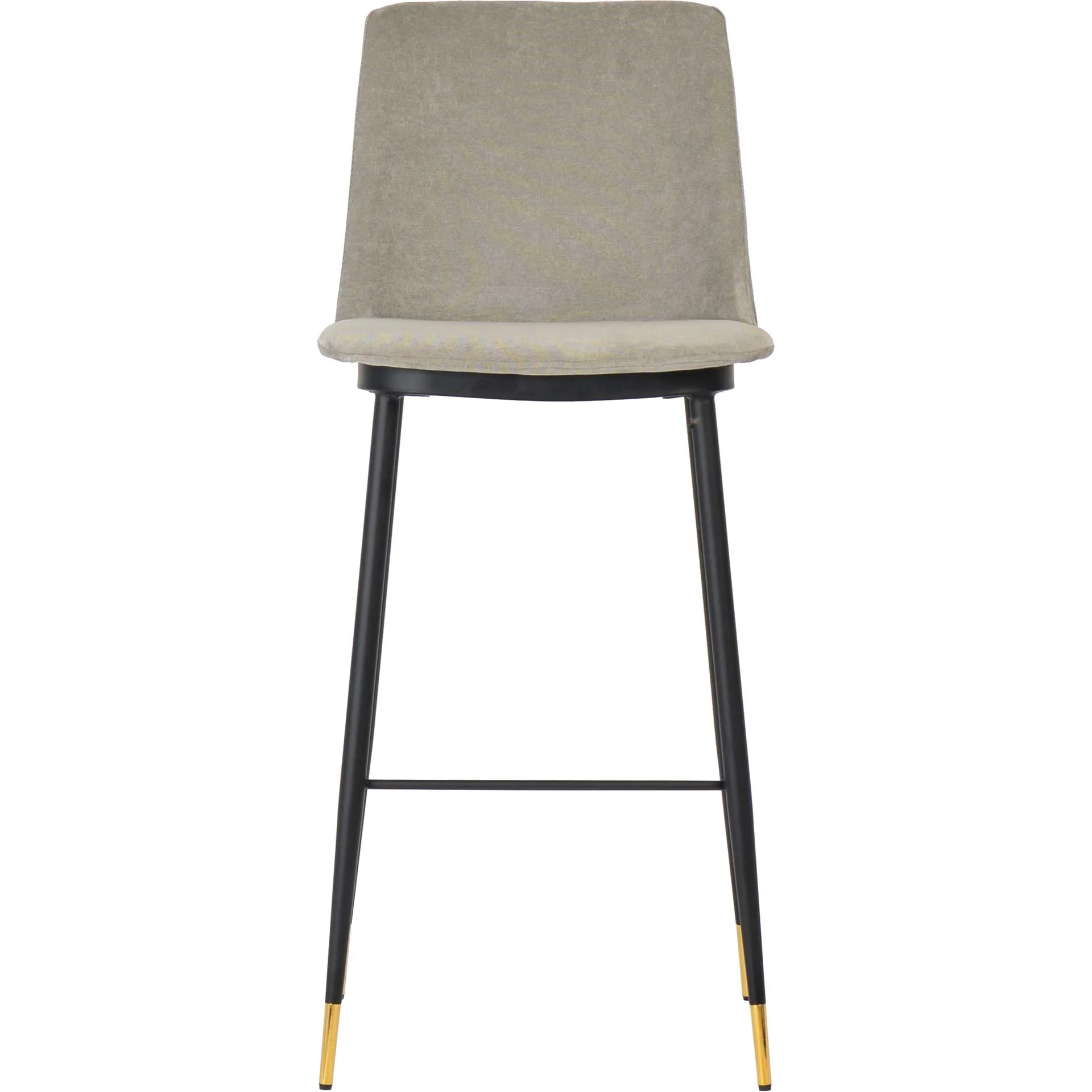Eventide Velvet Counter Stool Gray (Set of 2) - Image 2