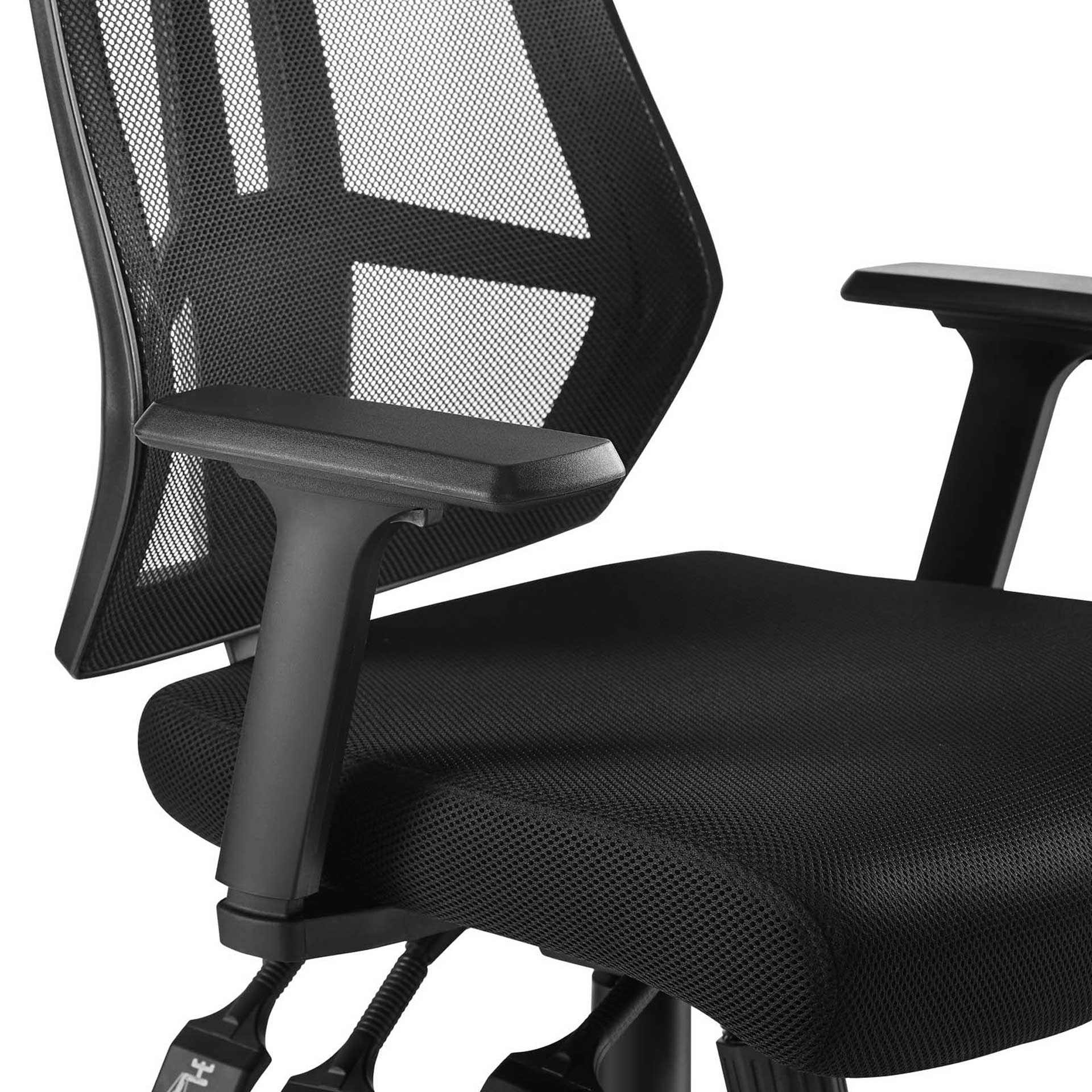 Everett Mesh Office Chair Black - Image 4