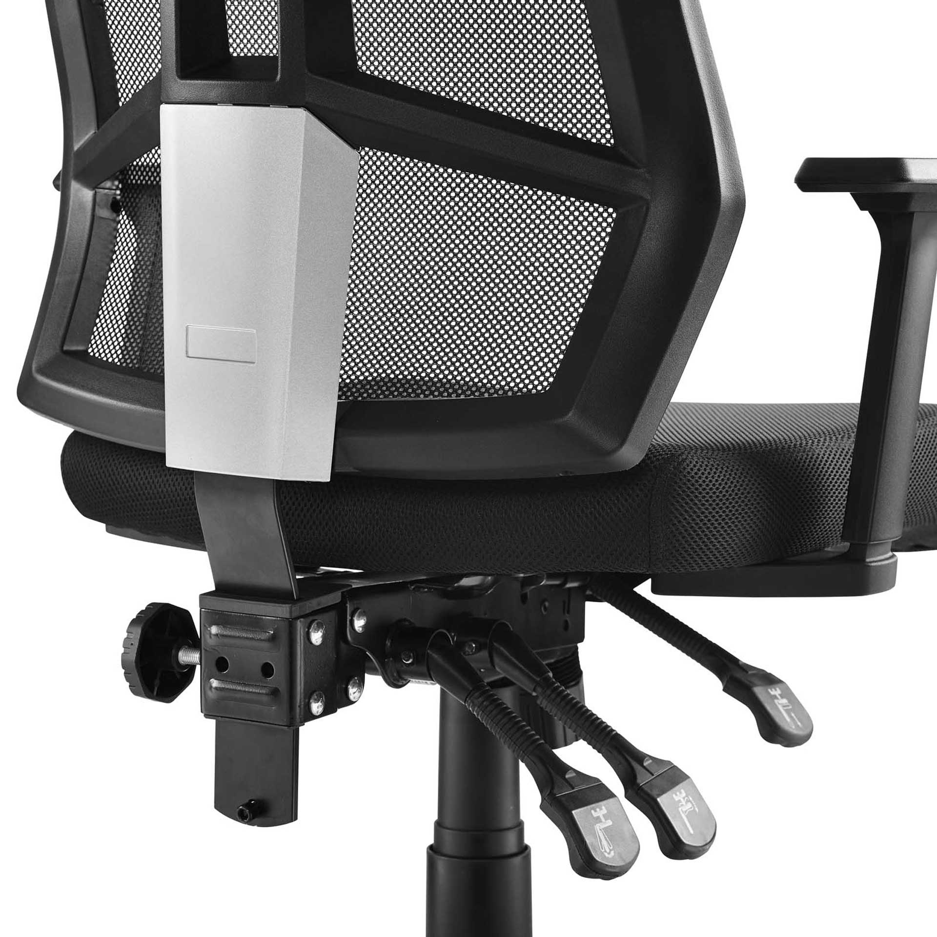 Everett Mesh Office Chair Black - Image 5