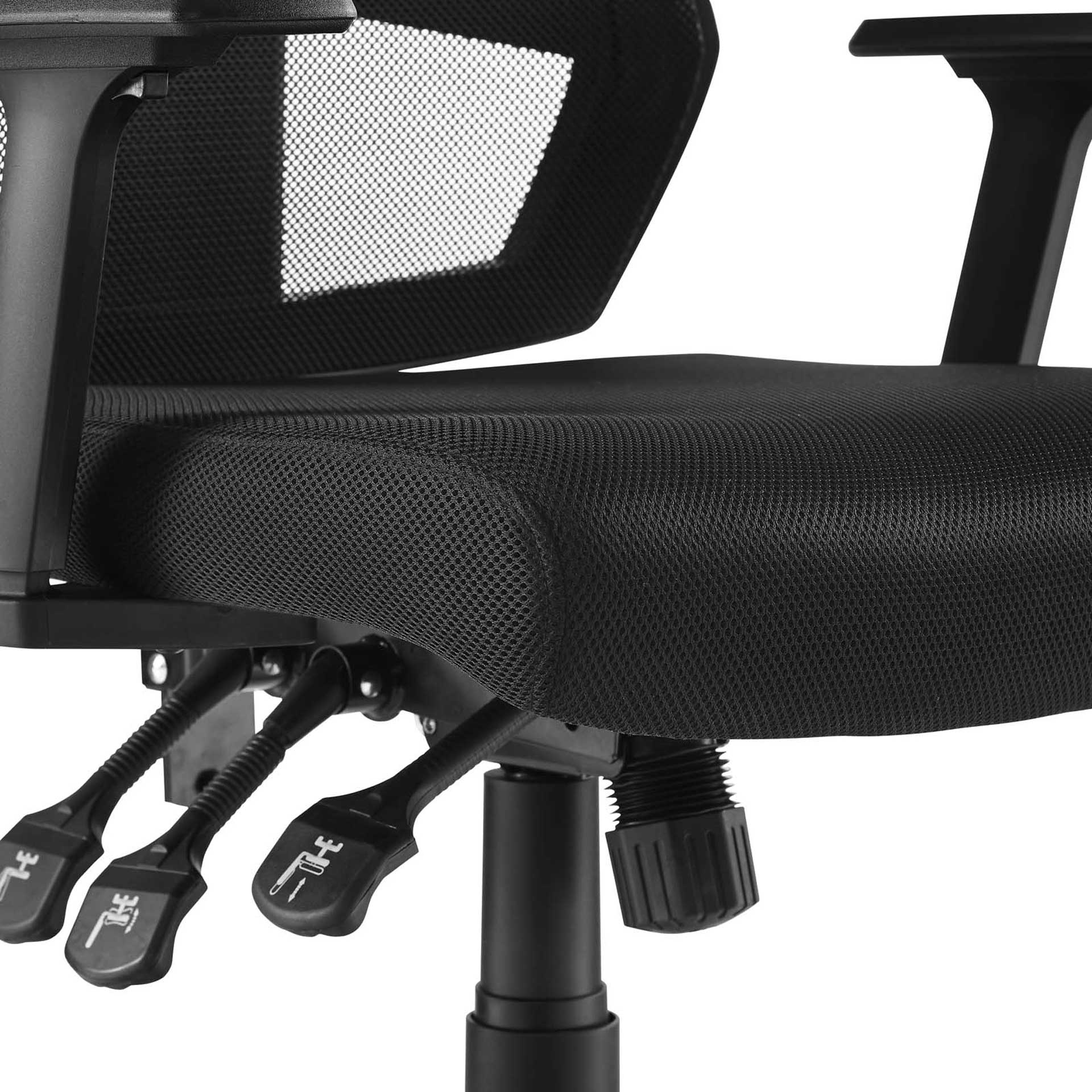 Everett Mesh Office Chair Black - Image 6