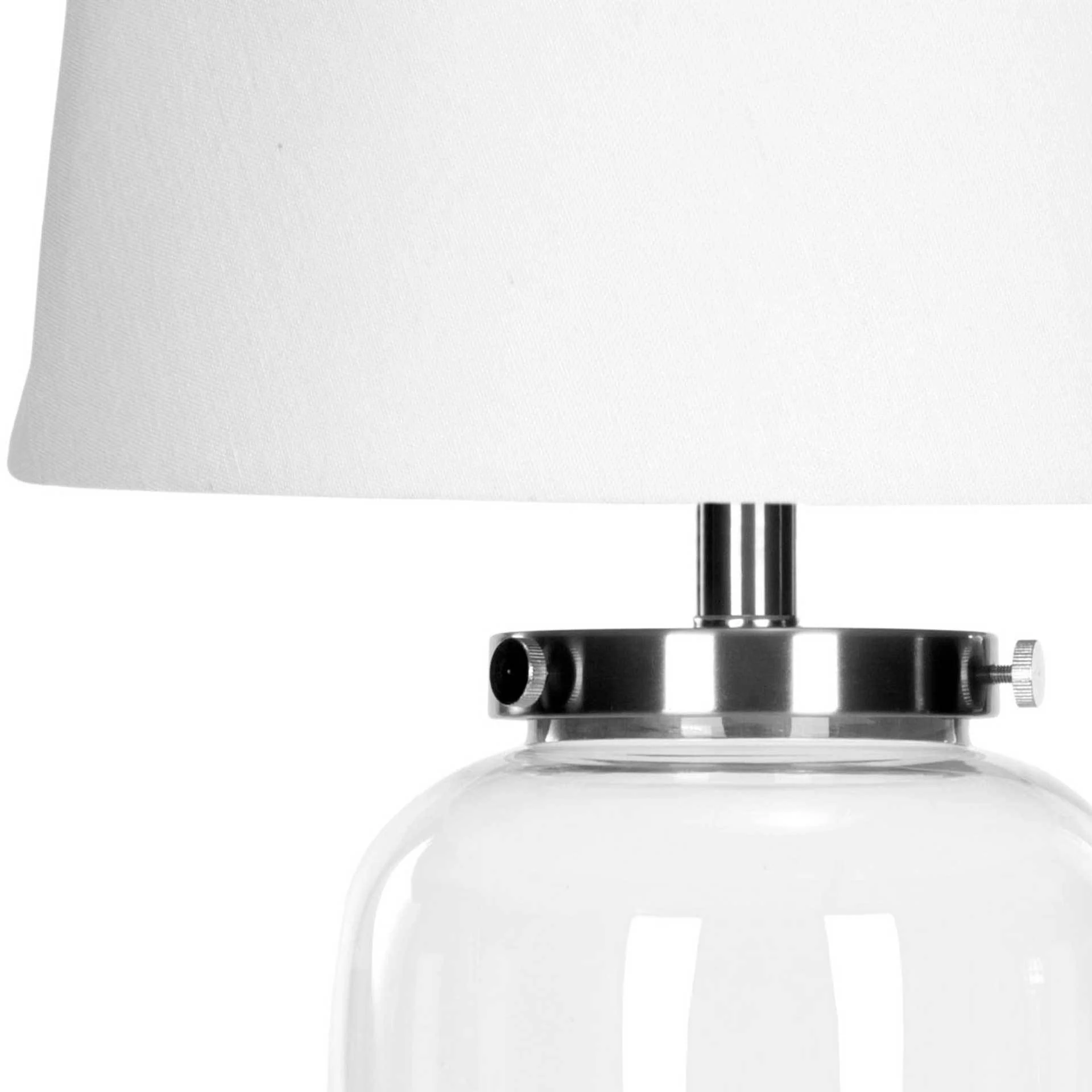Everly Fillable Glass Clear Table Lamp - Image 2