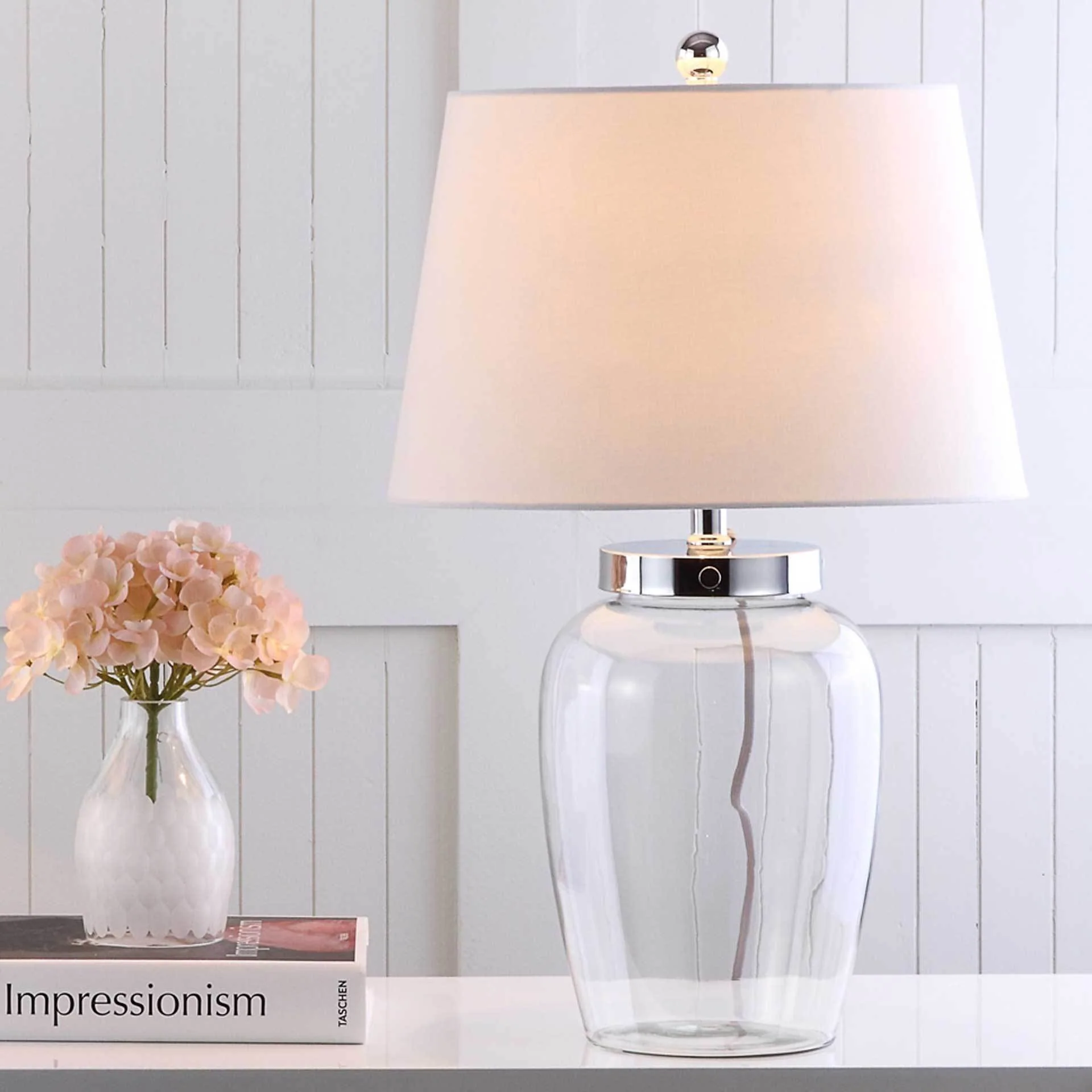 Everly Fillable Glass Clear Table Lamp - Image 3
