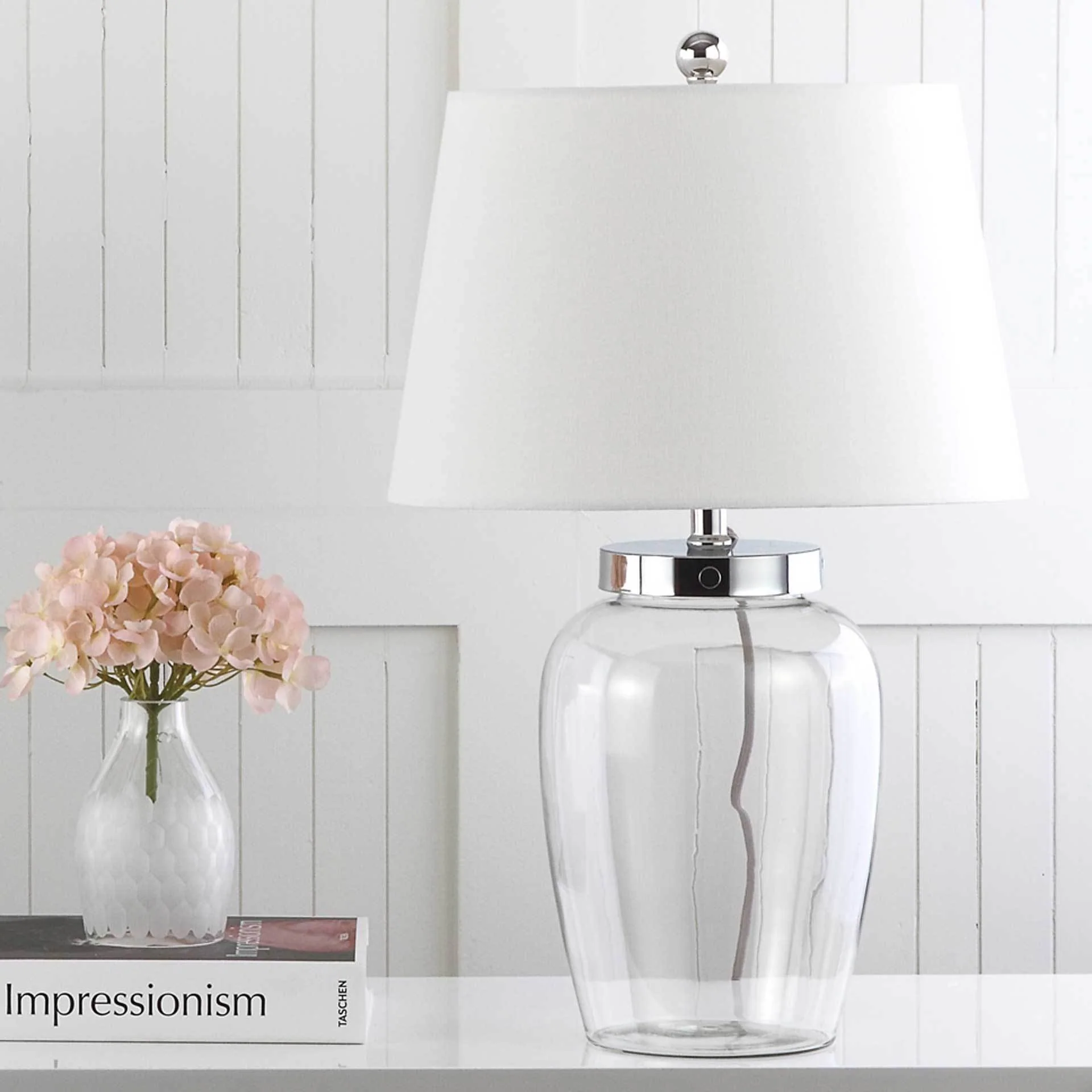 Everly Fillable Glass Clear Table Lamp - Image 4