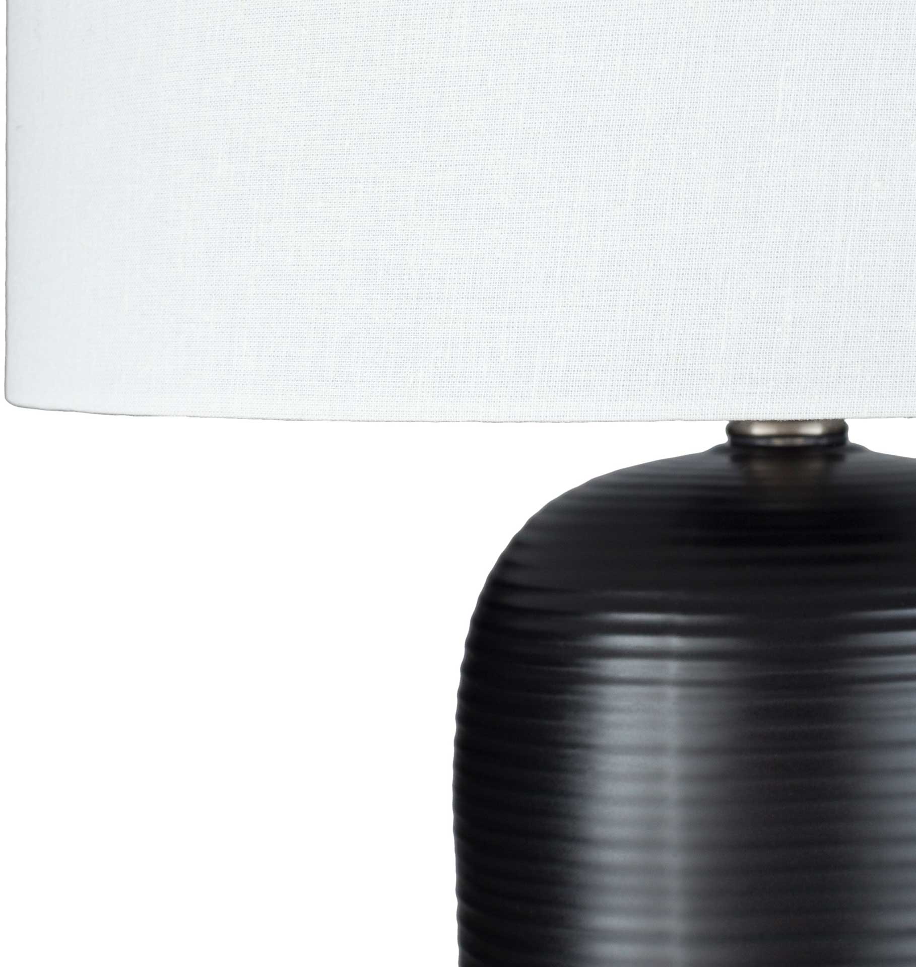 Everly Table Lamp Black/White - Image 2