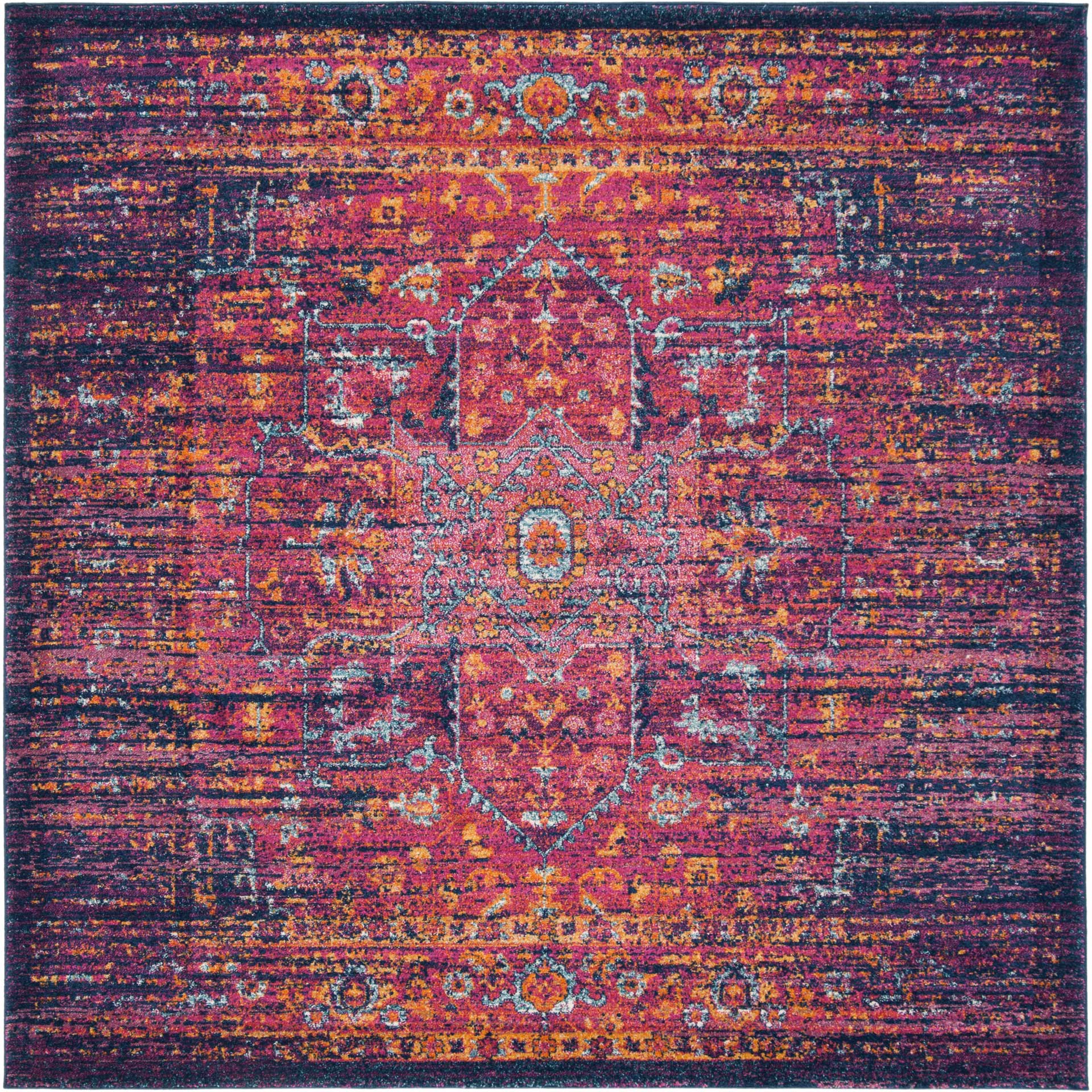 Evoke Blue/Fuchsia Area Rug - Image 2