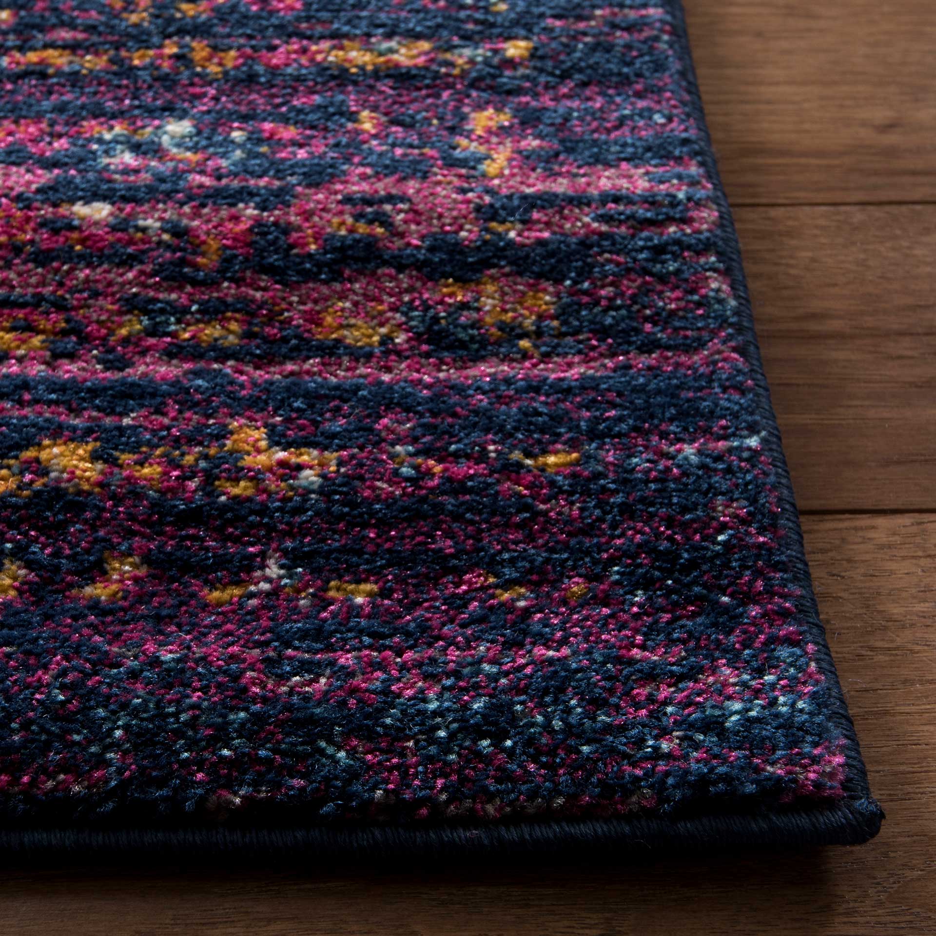 Evoke Blue/Fuchsia Area Rug - Image 6