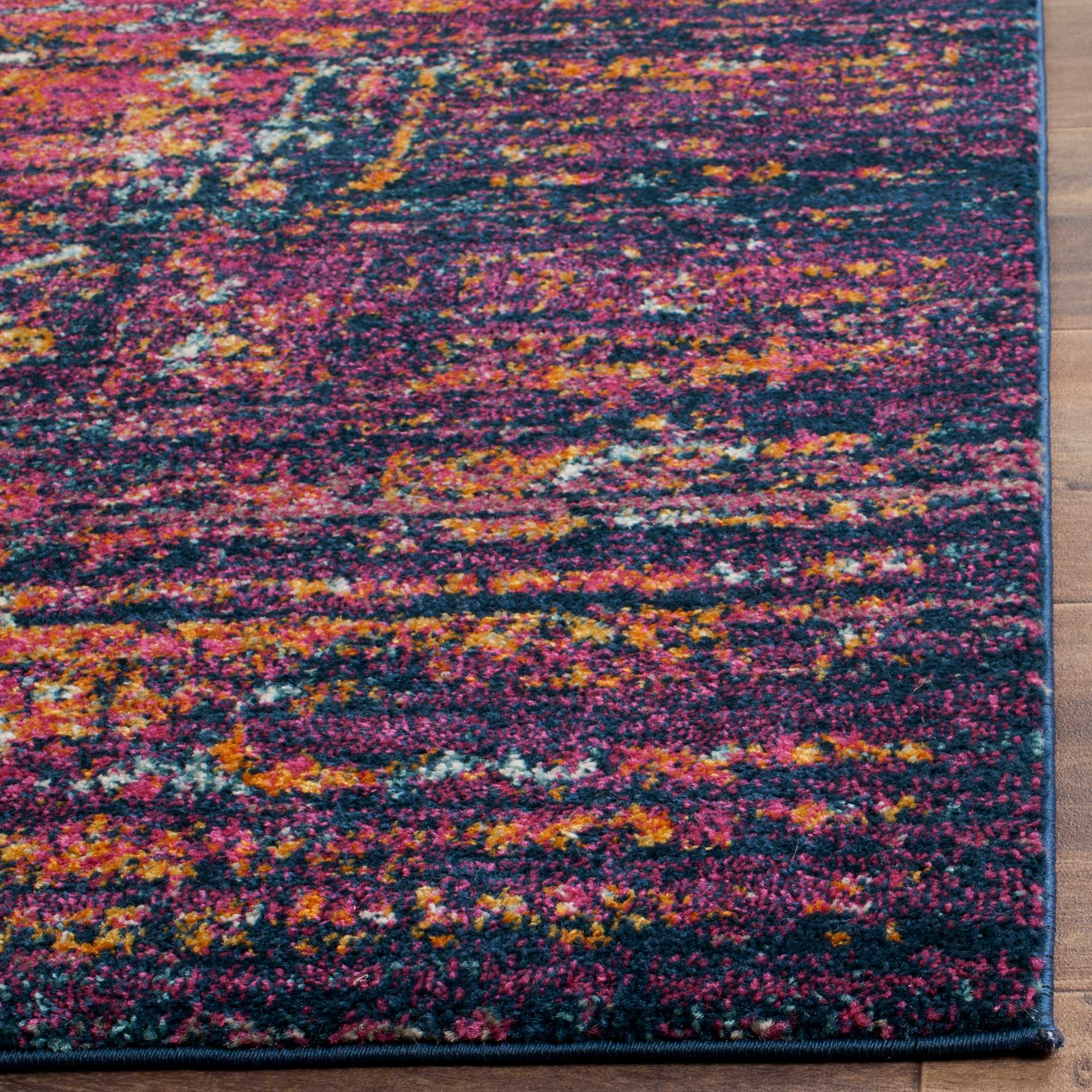 Evoke Blue/Fuchsia Area Rug - Image 7