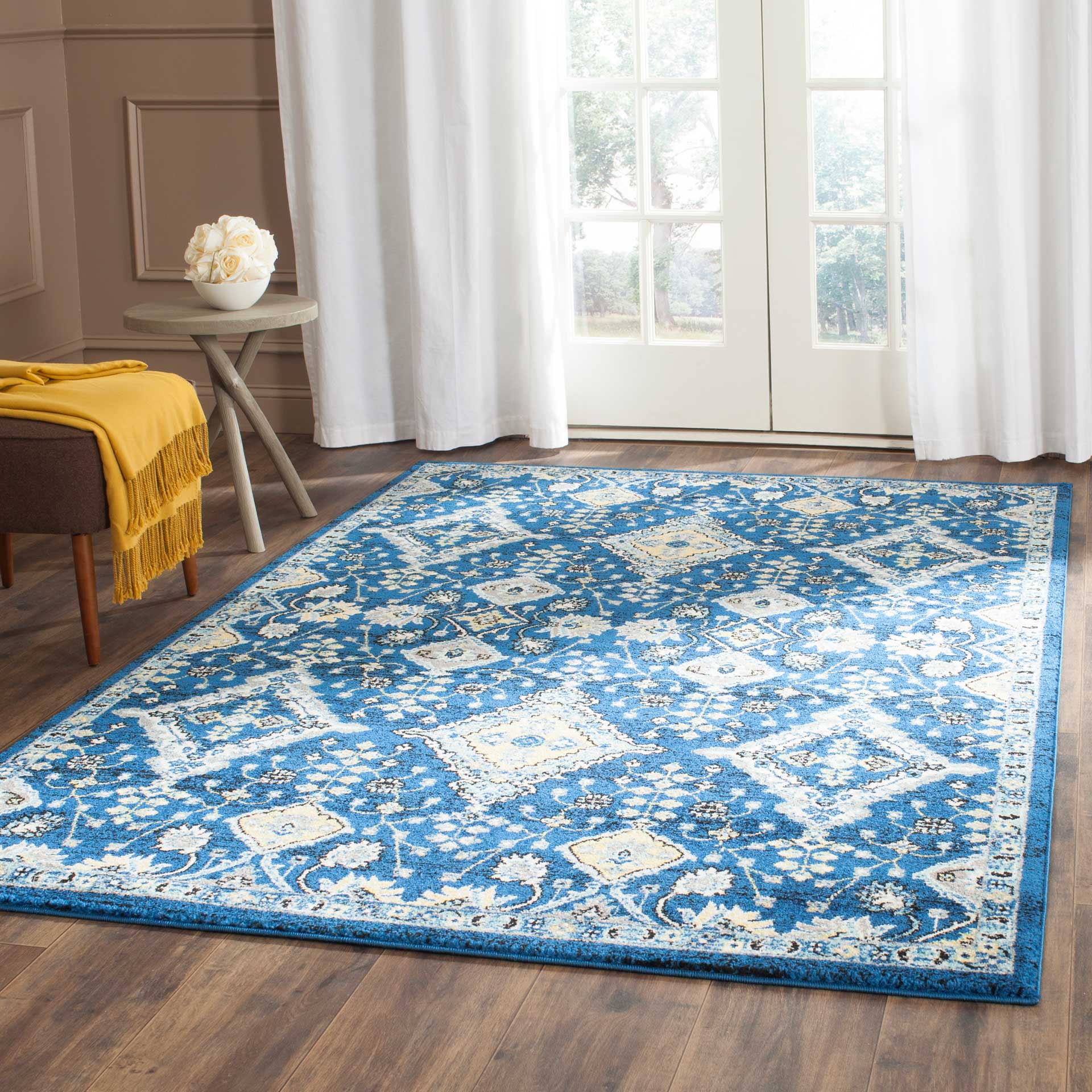 Evoke Blue/Ivory Area Rug - Image 7