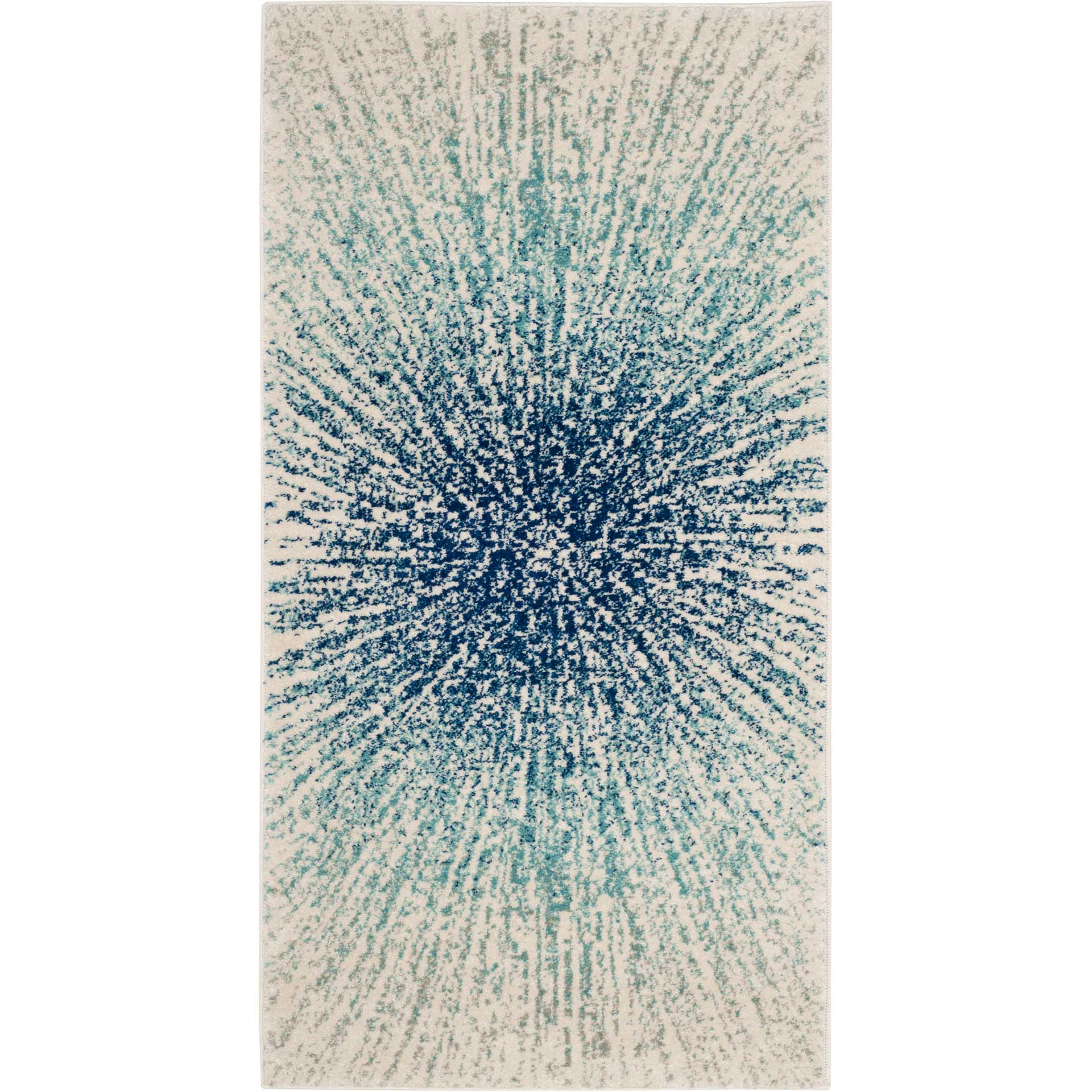 Evoke Burst Royal/Ivory Area Rug - Image 5