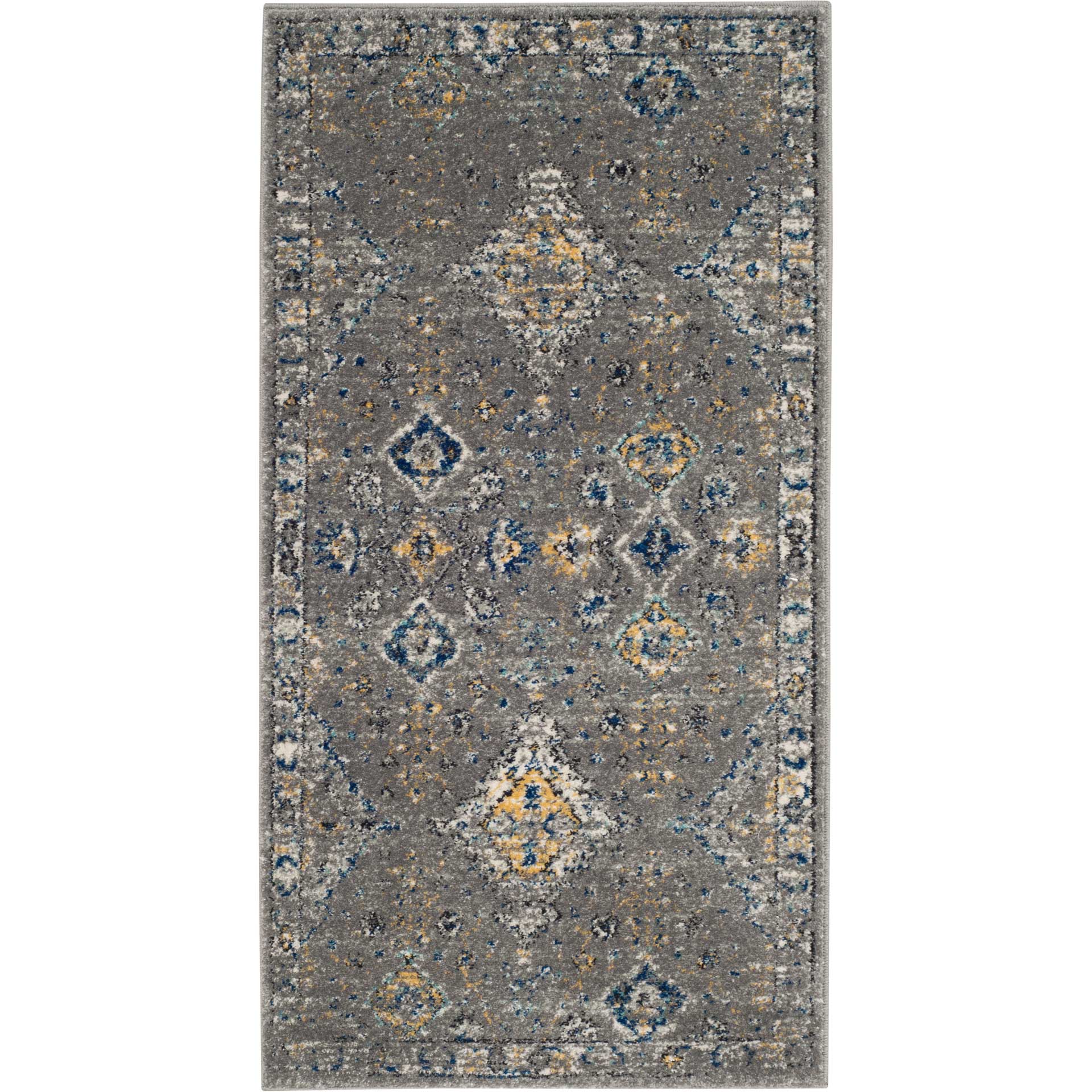 Evoke Dark Gray/Yellow Area Rug - Image 4