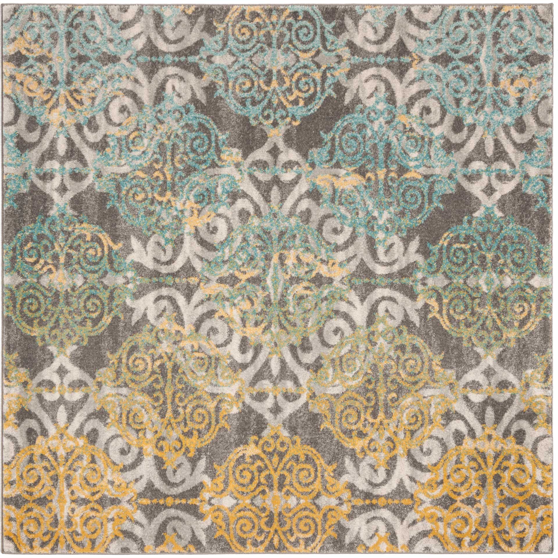 Evoke Filigree Gray/Ivory Area Rug - Image 4