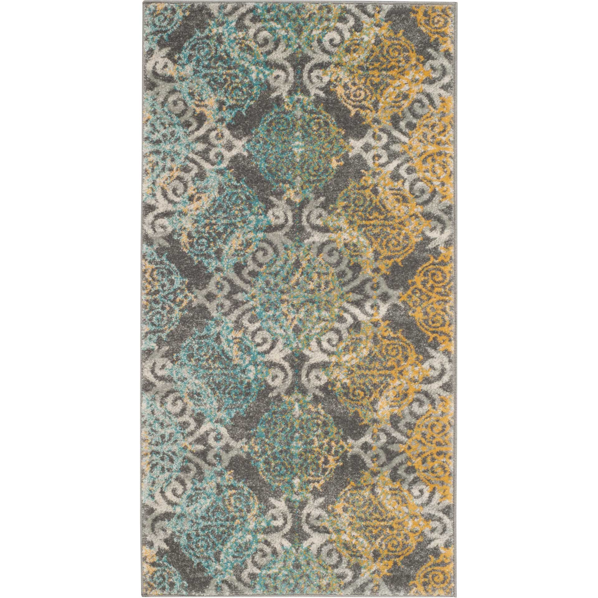 Evoke Filigree Gray/Ivory Area Rug - Image 6