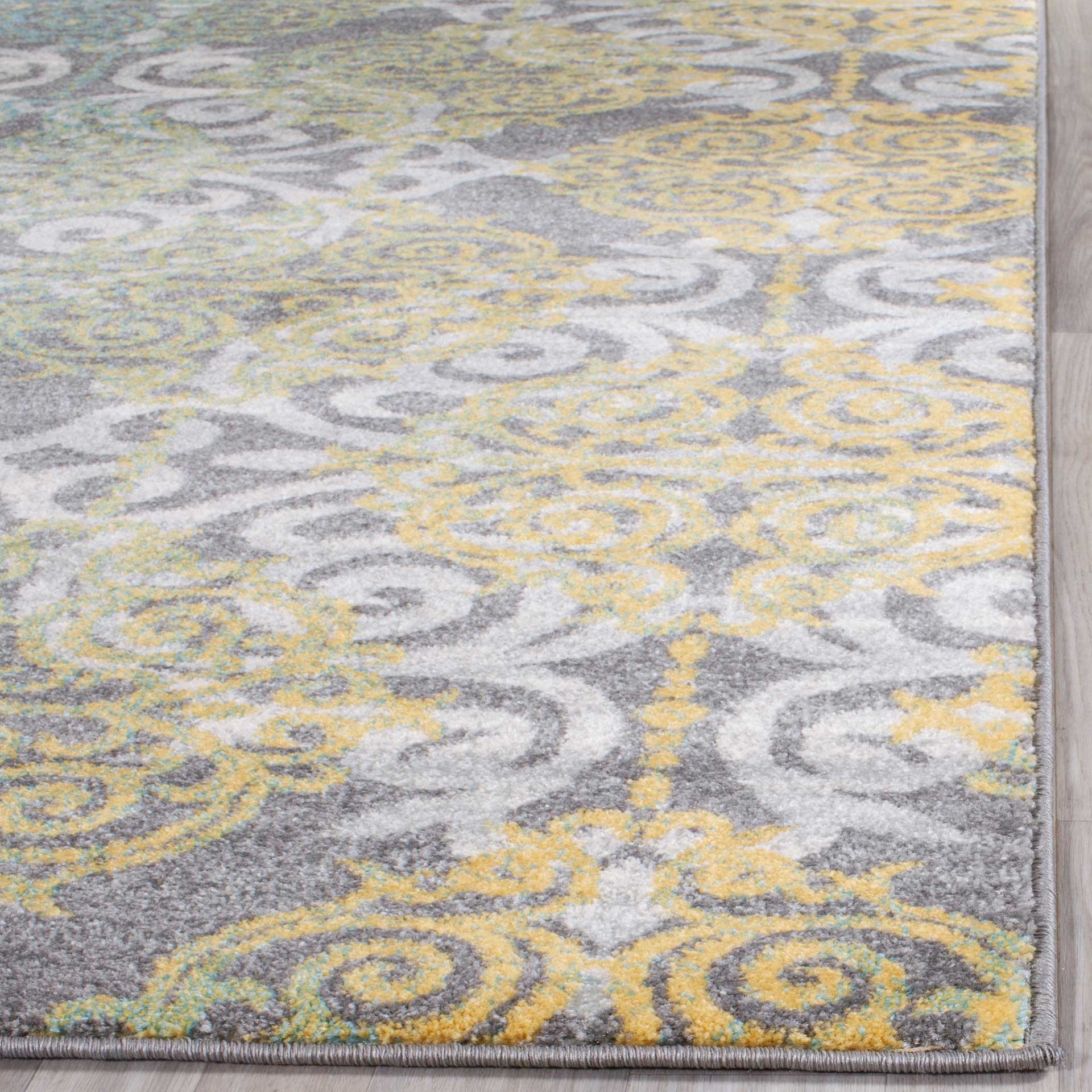 Evoke Filigree Gray/Ivory Area Rug - Image 7