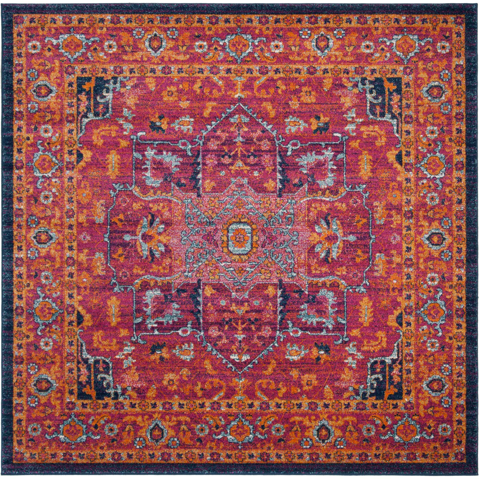 Evoke Fuchsia/Orange Area Rug - Image 2