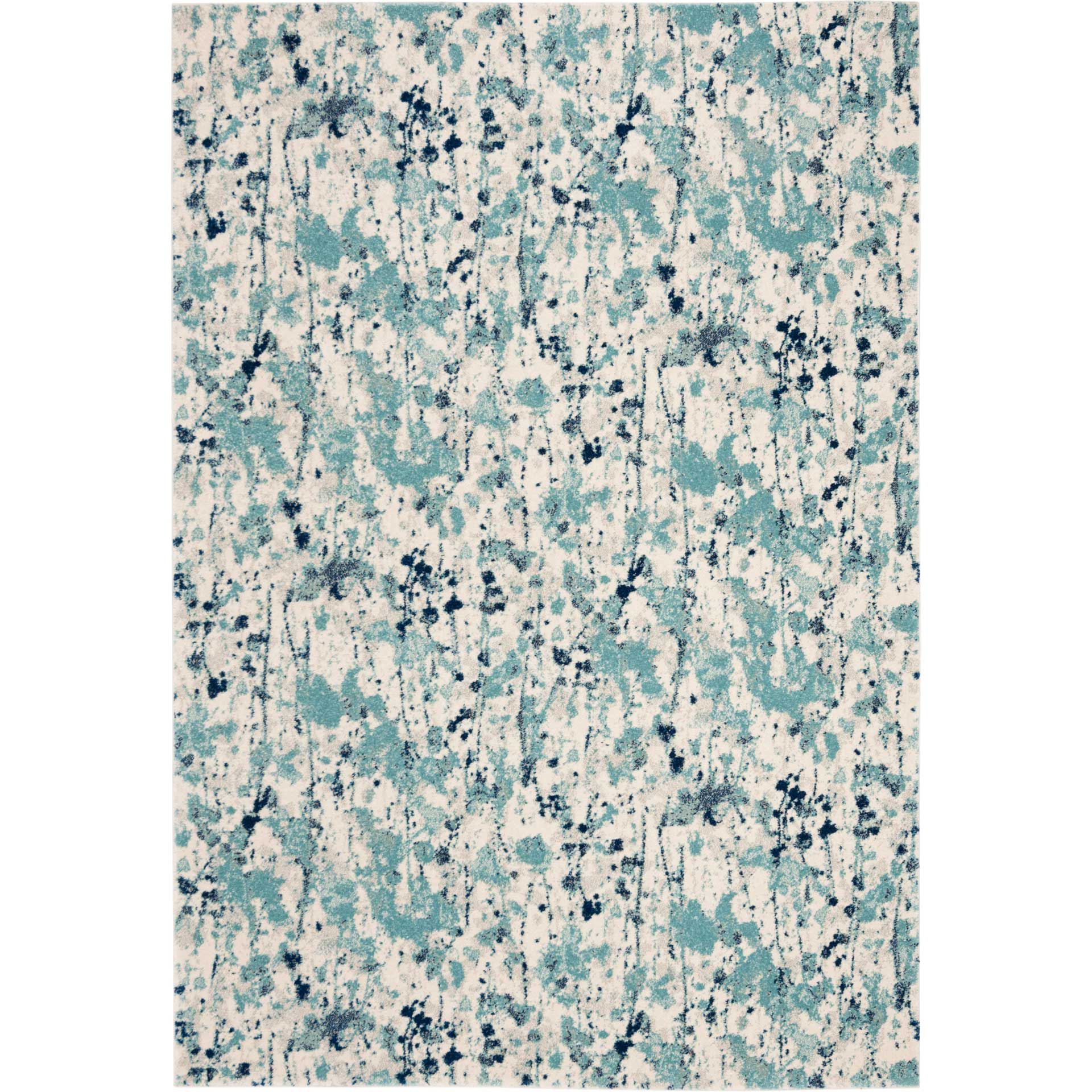 Evoke Ivory/Blue Area Rug - Image 2