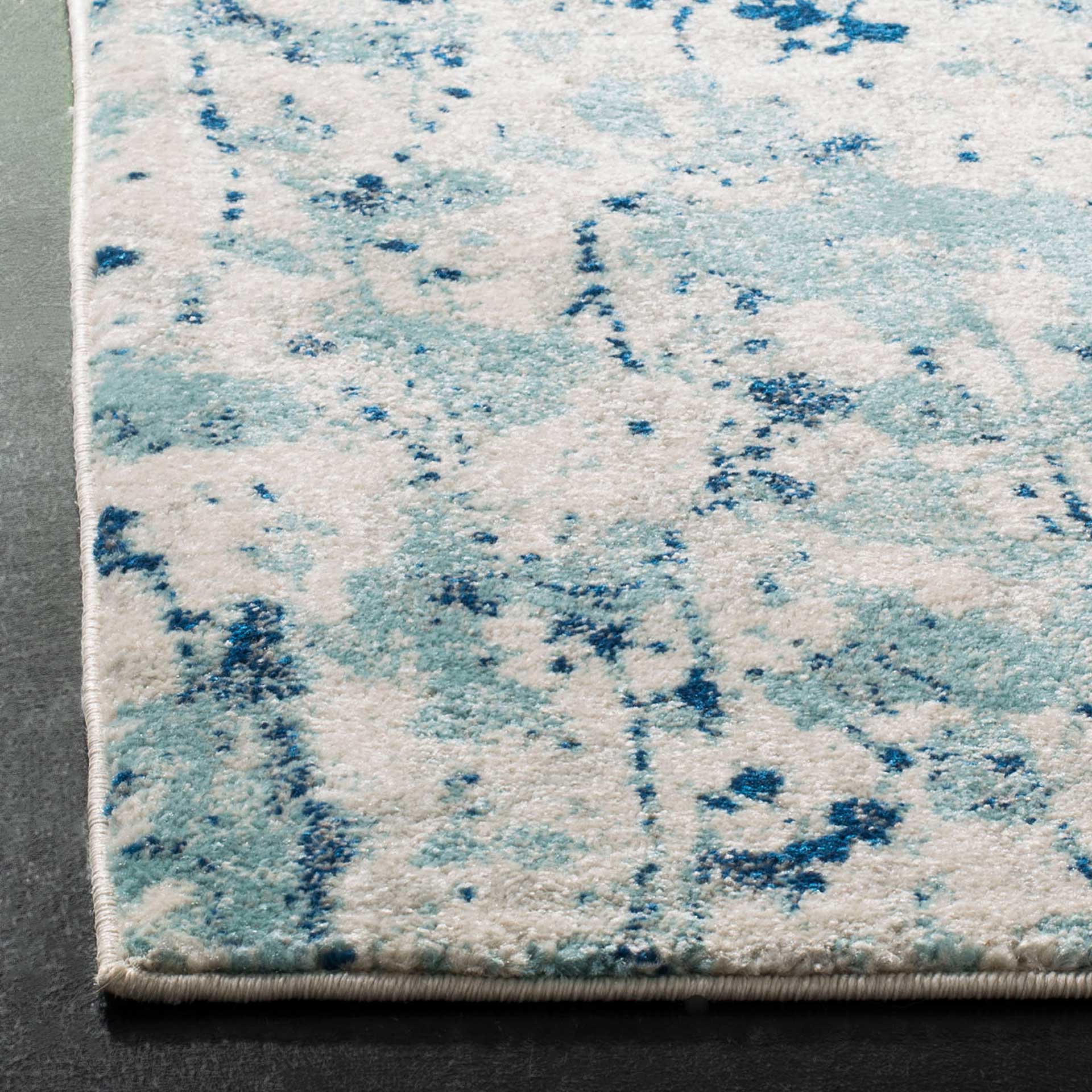 Evoke Ivory/Blue Area Rug - Image 3