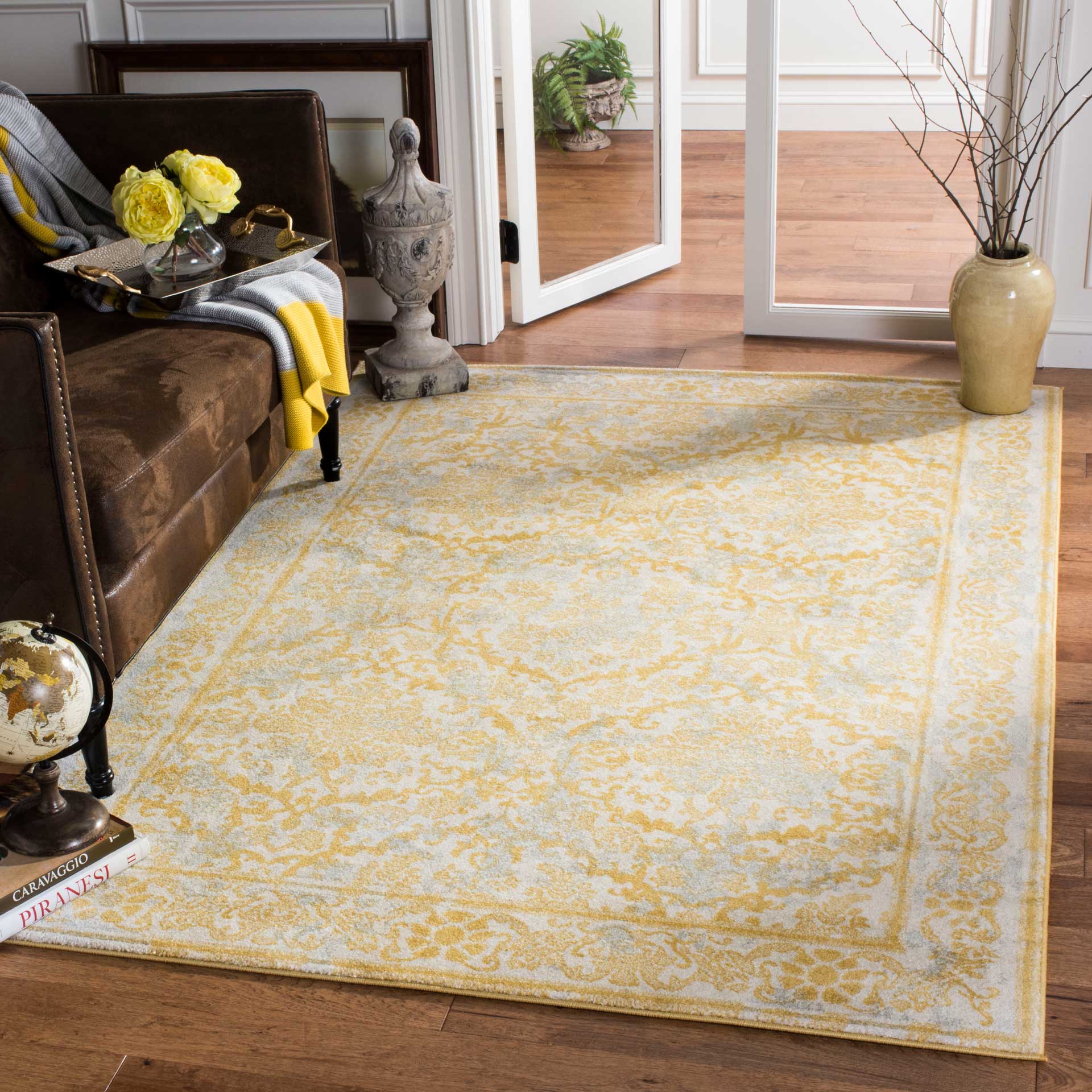 Evoke Ivory/Gold Area Rug - Image 7