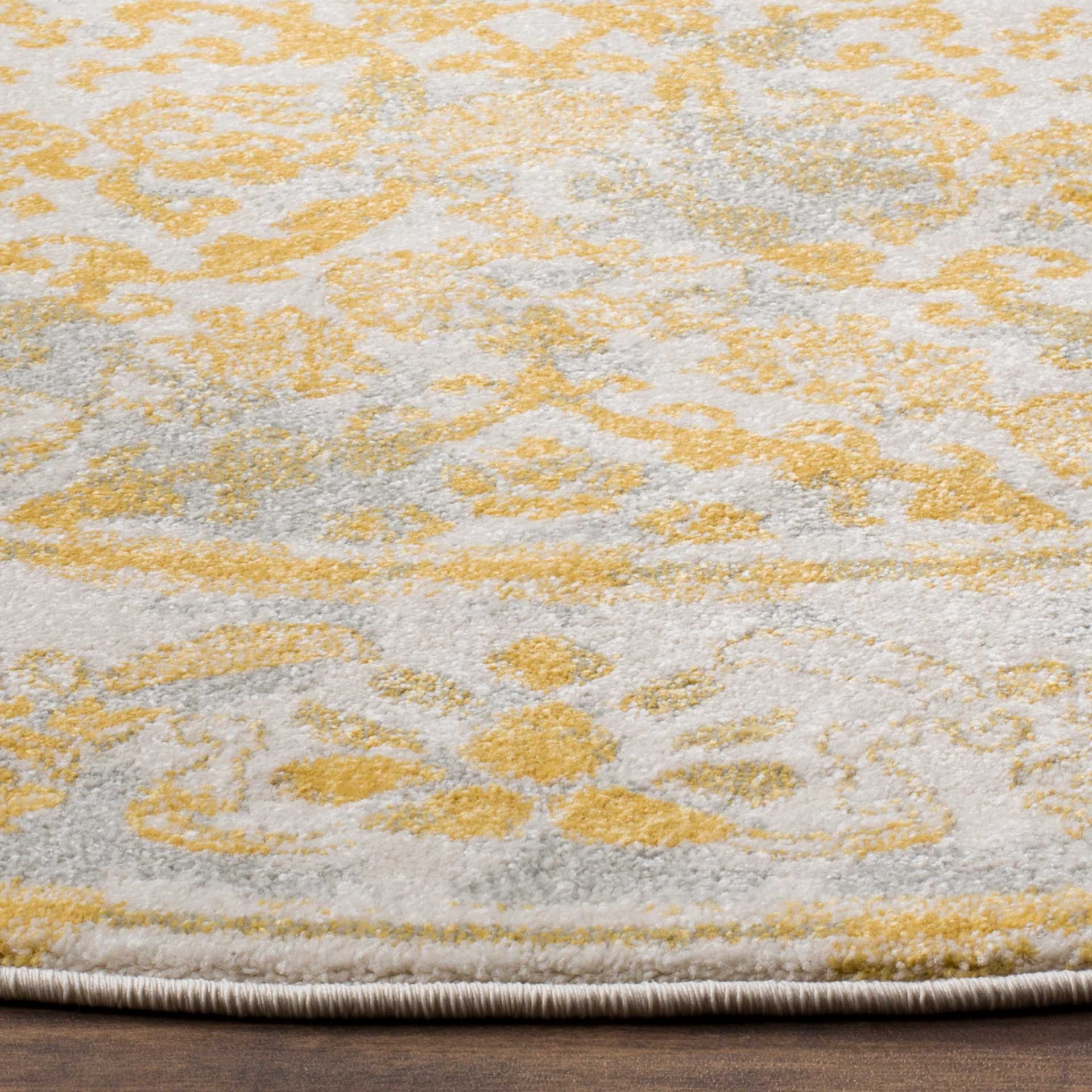 Evoke Ivory/Gold Round Rug - Image 2