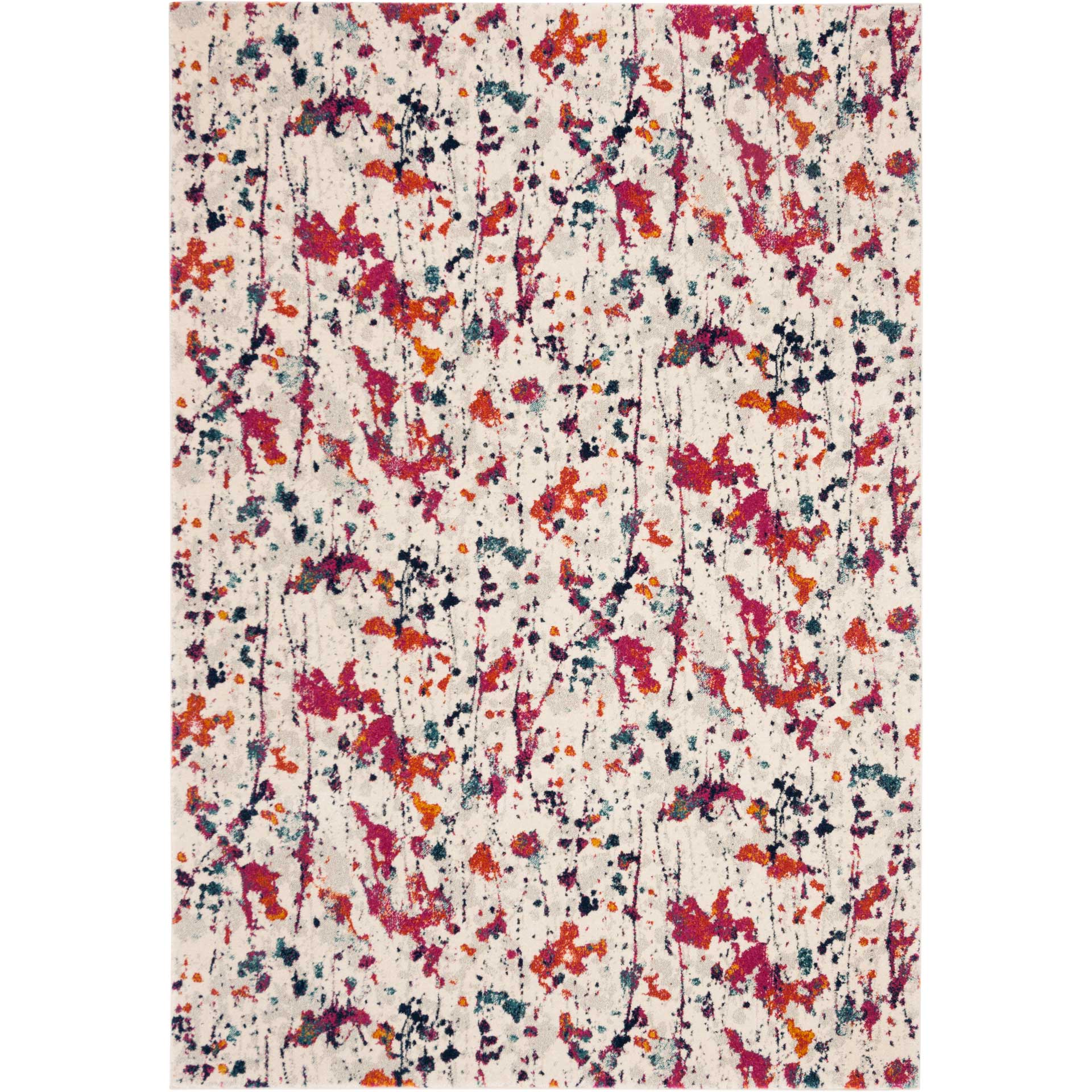 Evoke Ivory/Red Area Rug - Image 3