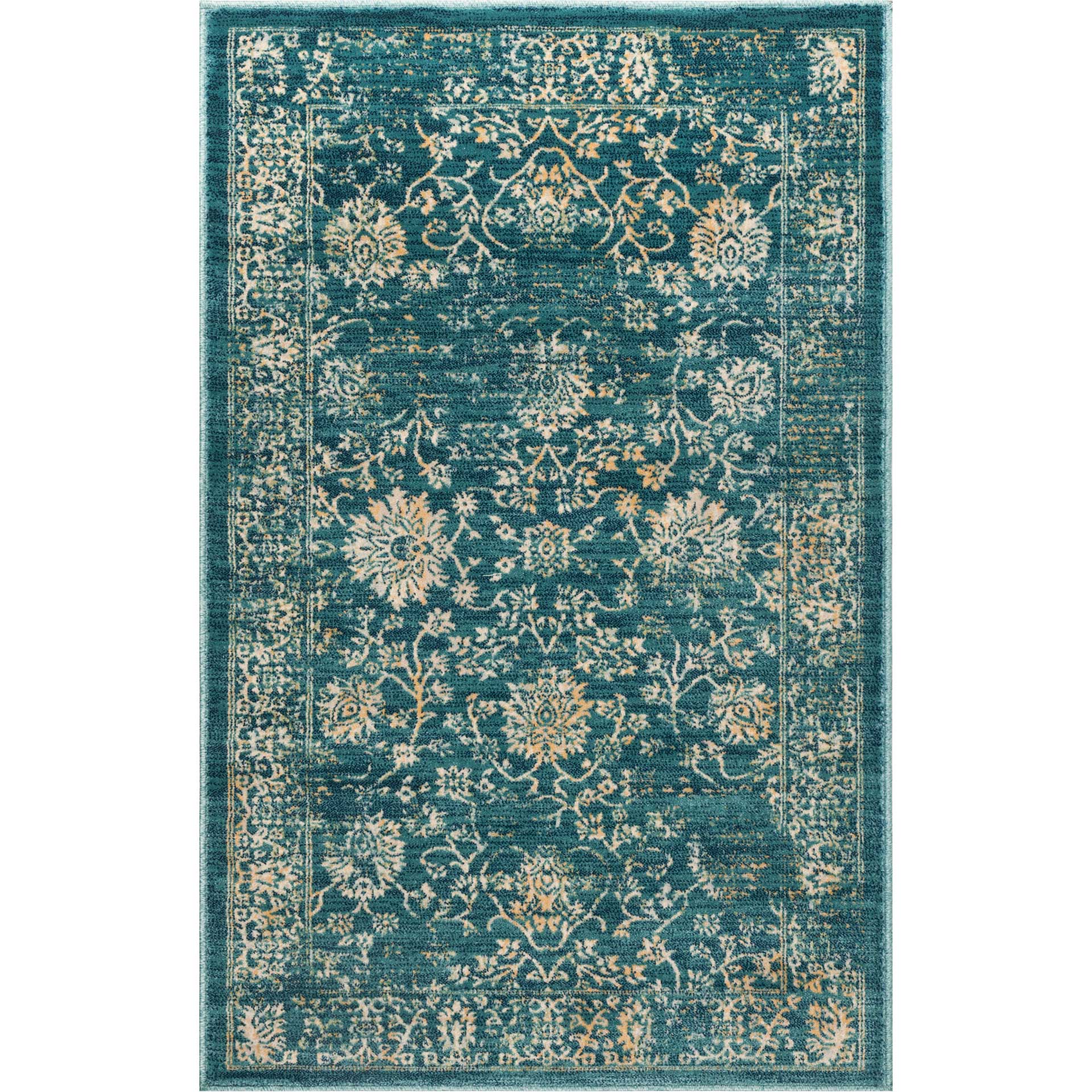 Evoke Light Blue/Beige Area Rug - Image 3
