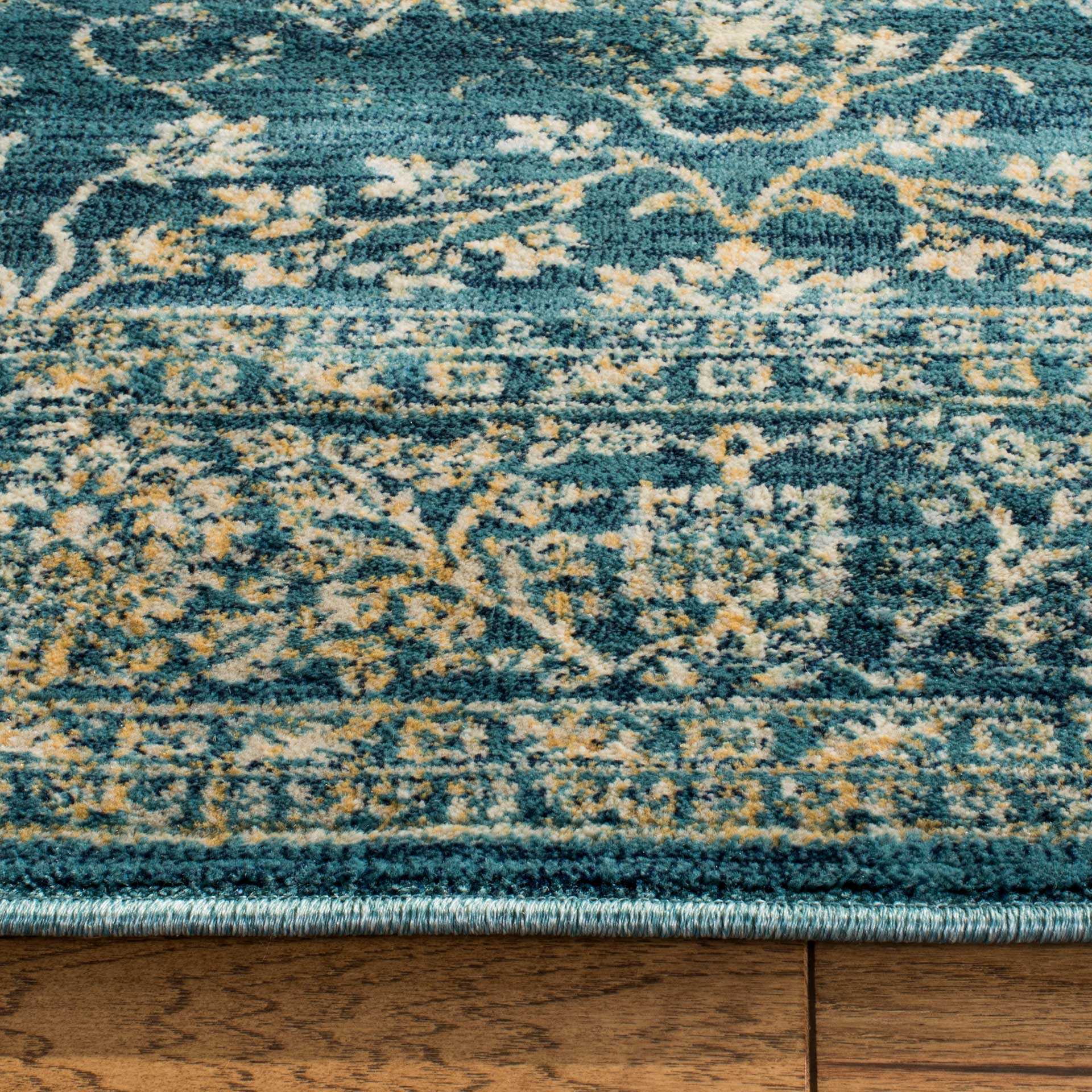 Evoke Light Blue/Beige Area Rug - Image 4