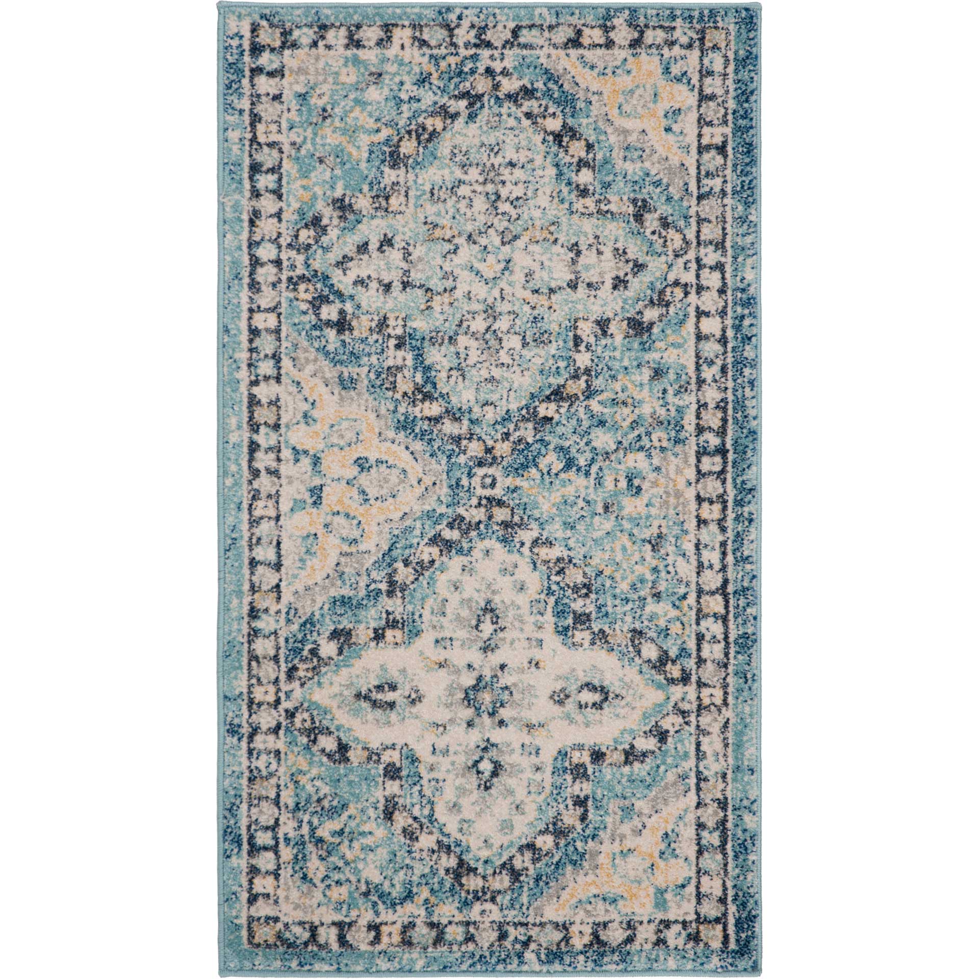 Evoke Light Blue/Ivory Area Rug - Image 5