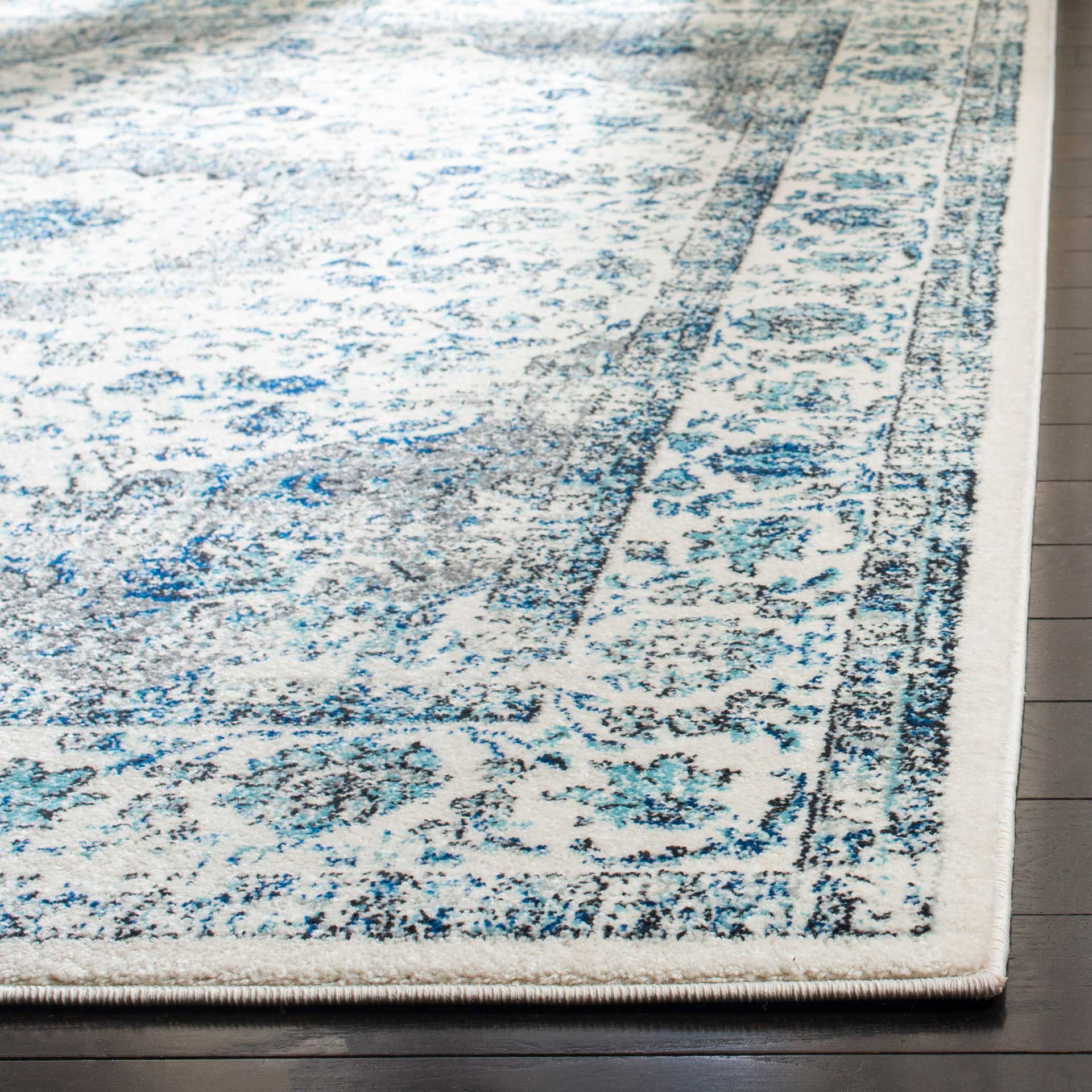 Evoke Medallion Gray/Ivory Area Rug - Image 7