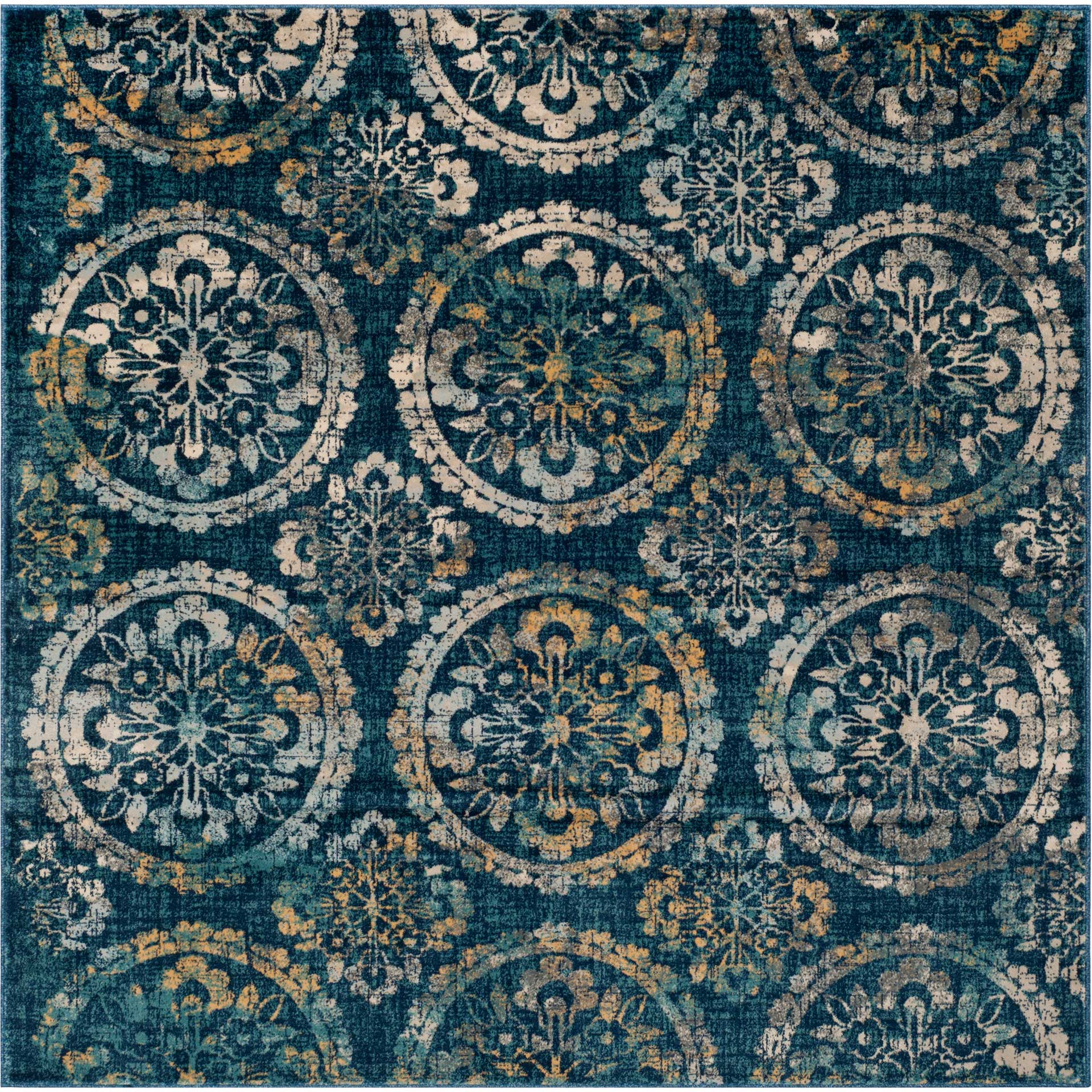 Evoke Navy/Creme Area Rug - Image 2