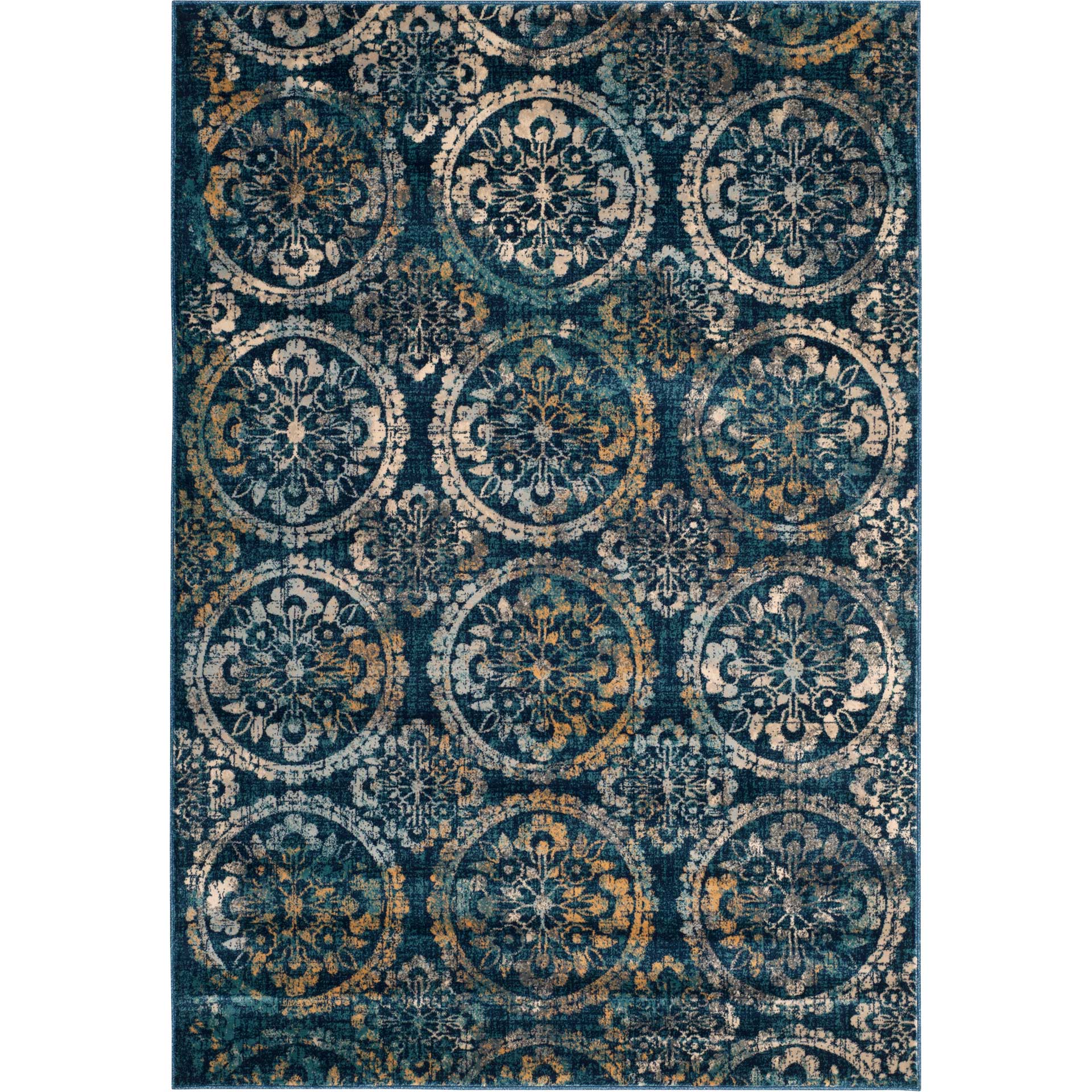 Evoke Navy/Creme Area Rug - Image 3