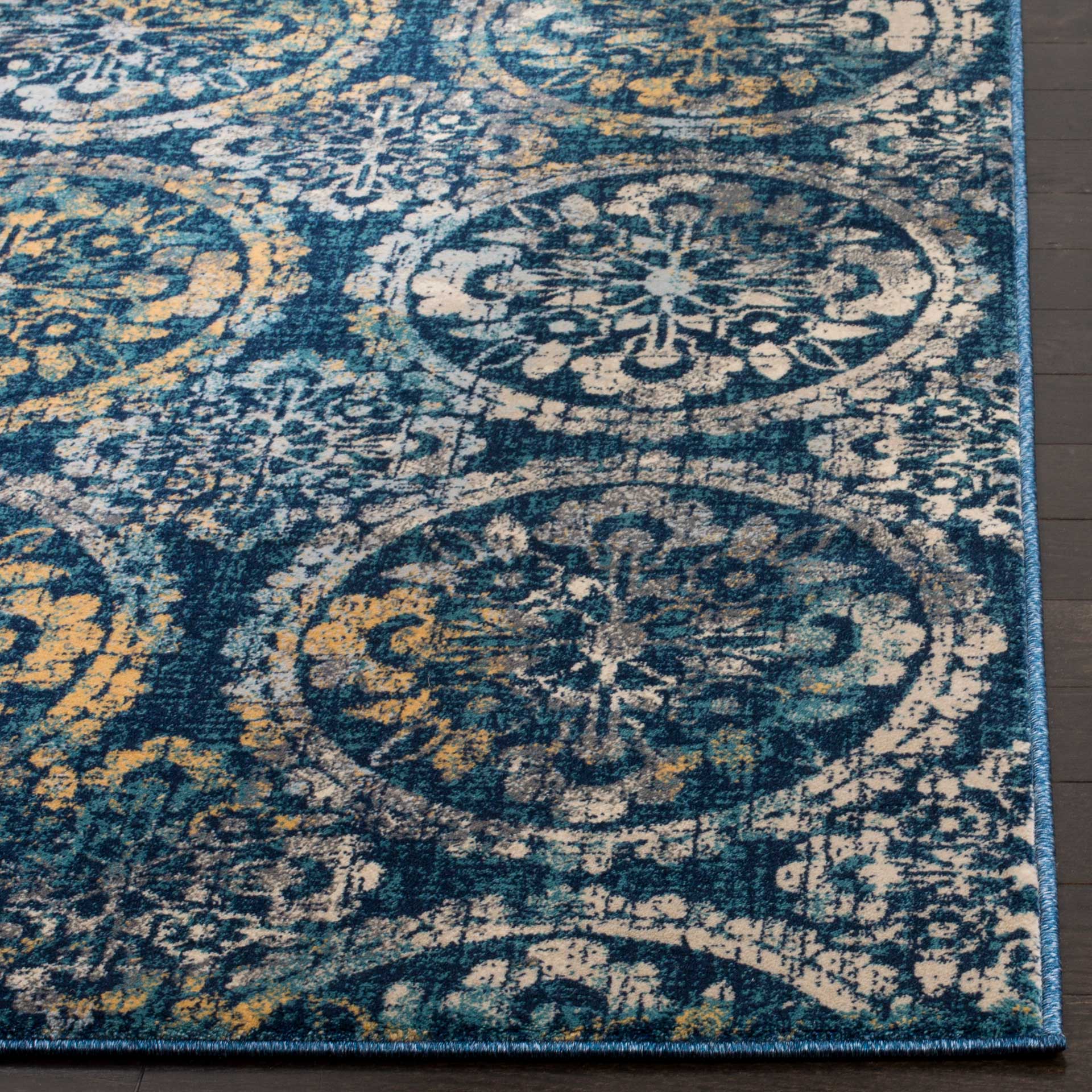 Evoke Navy/Creme Area Rug - Image 4